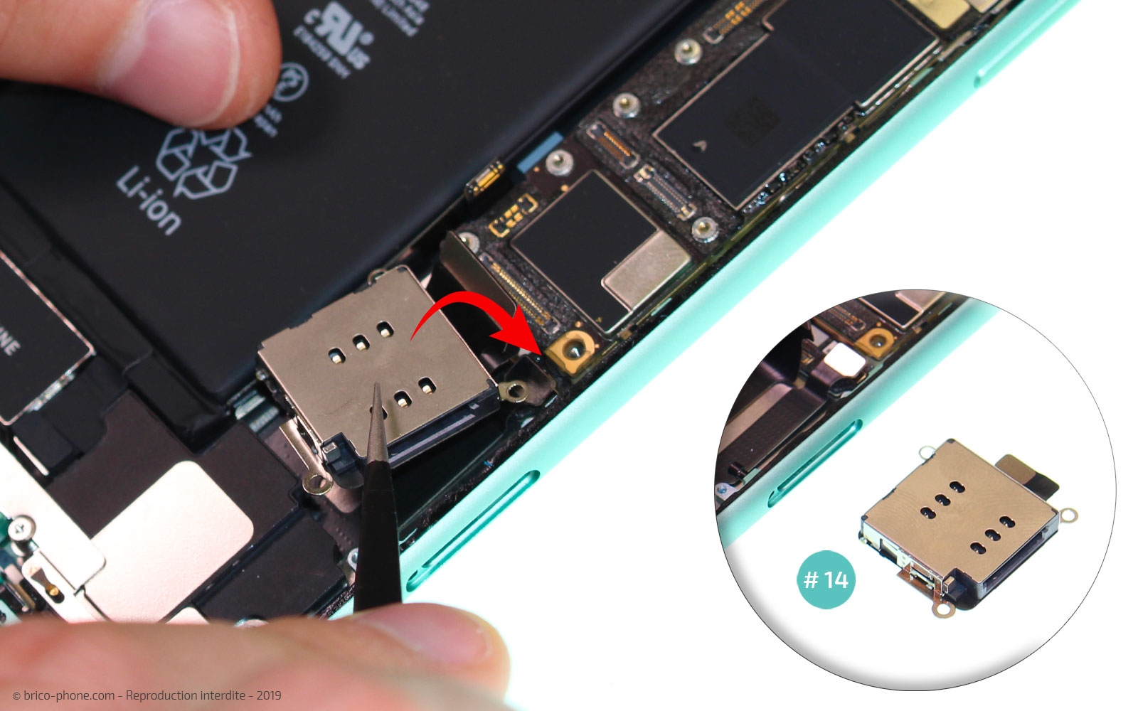 Remplacer le connecteur de charge sur iPhone 11 photo 3