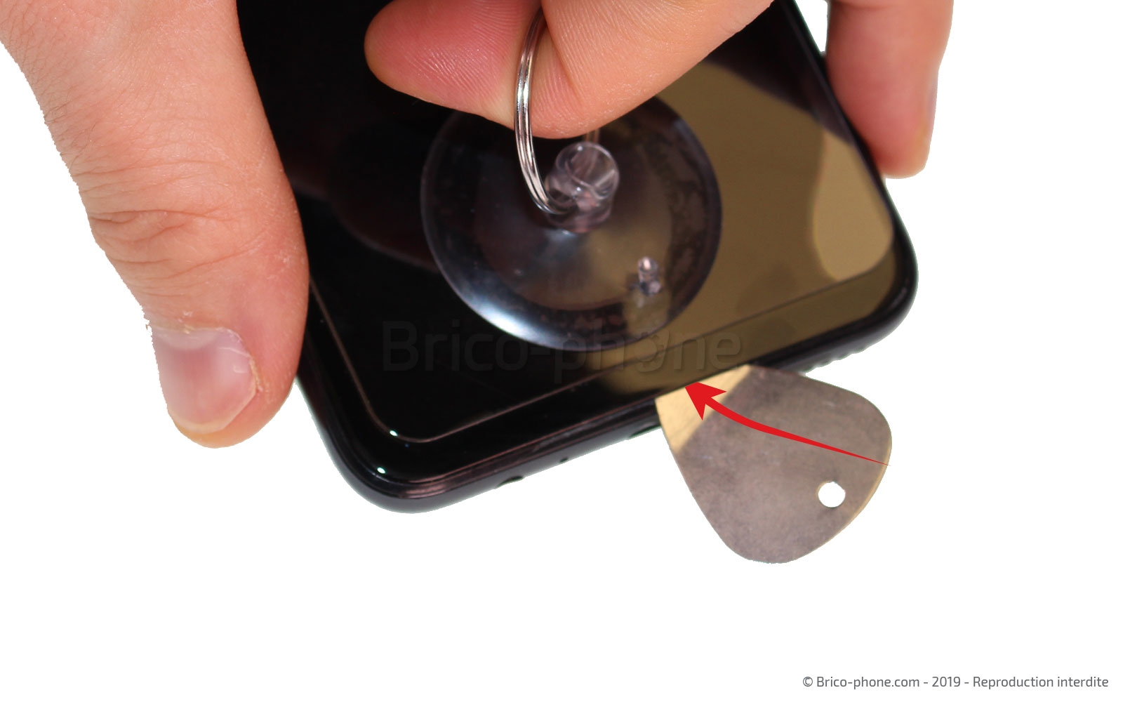 Changement d'écran (vitre et LCD) sur P Smart Z photo 1