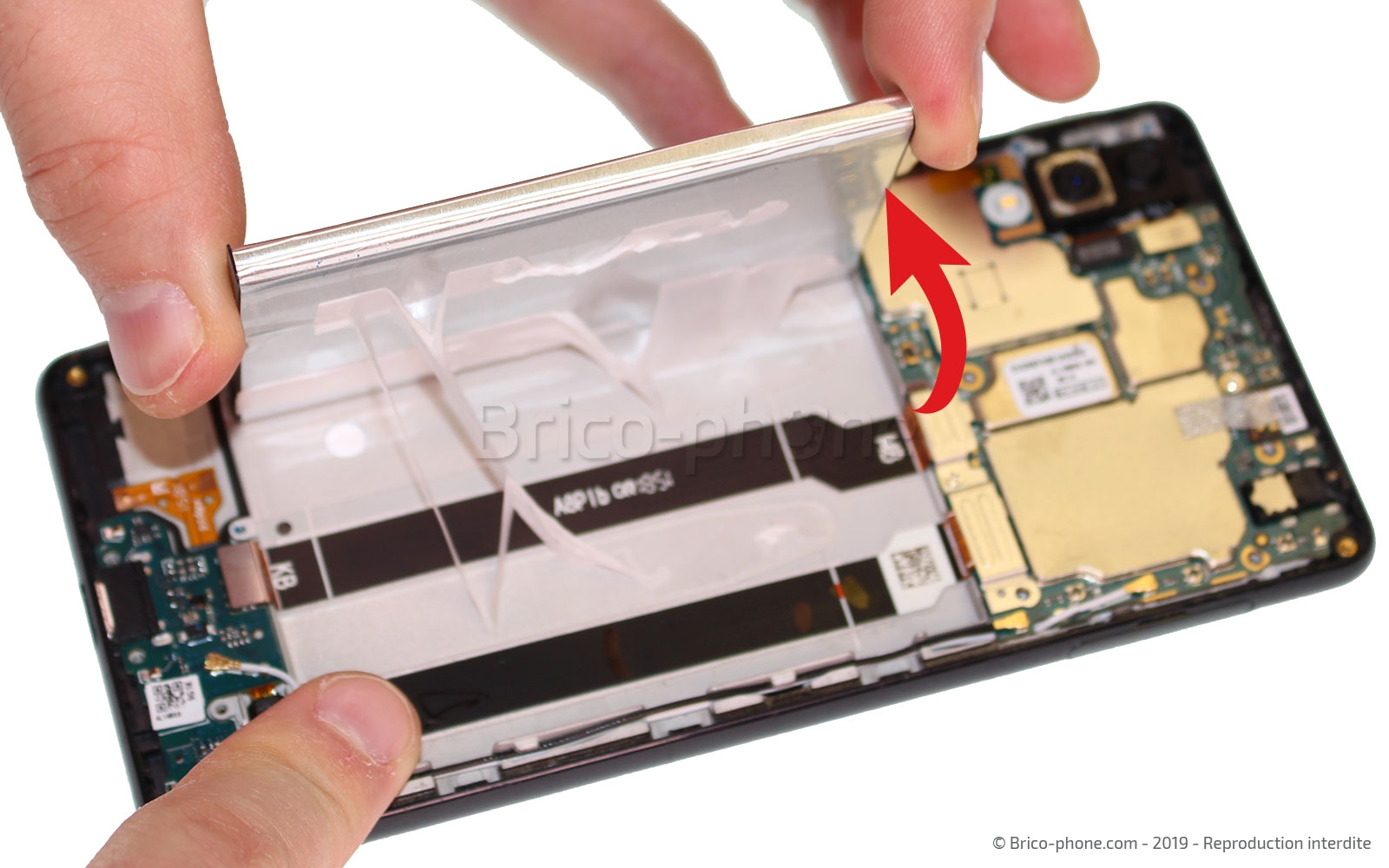 Changement du bloc écran avec châssis sur Xperia L3 - L3 Dual photo 2