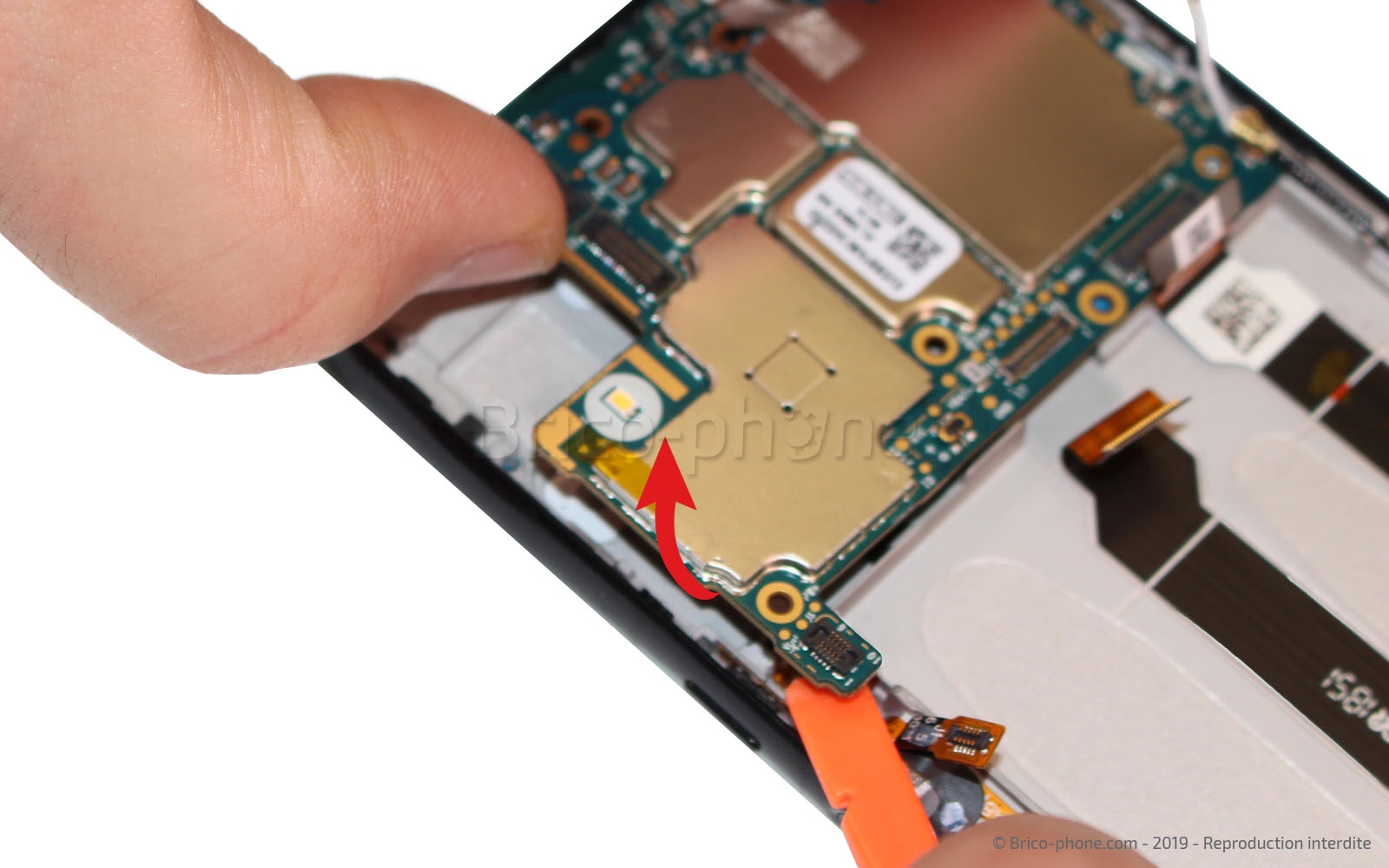 Changement du bloc écran avec châssis sur Xperia L3 - L3 Dual photo 2