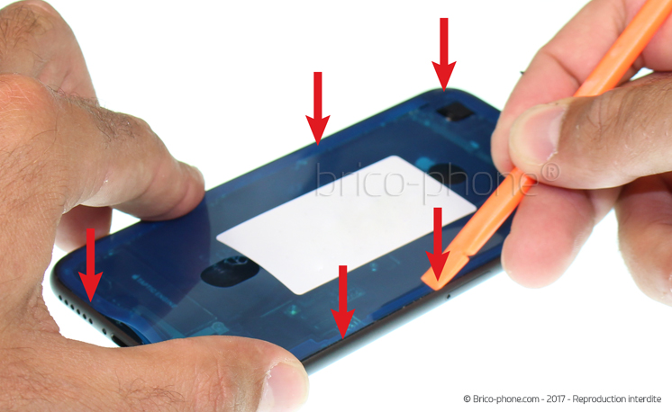 Changement de nappe caméra avant Facetime sur iPhone 8 photo 2