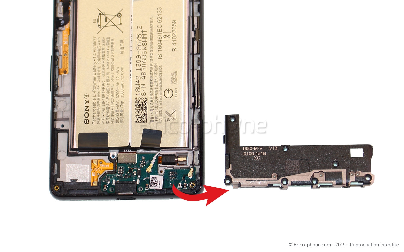 Changement du connecteur de charge sur Xperia L3 - L3 Dual photo 3