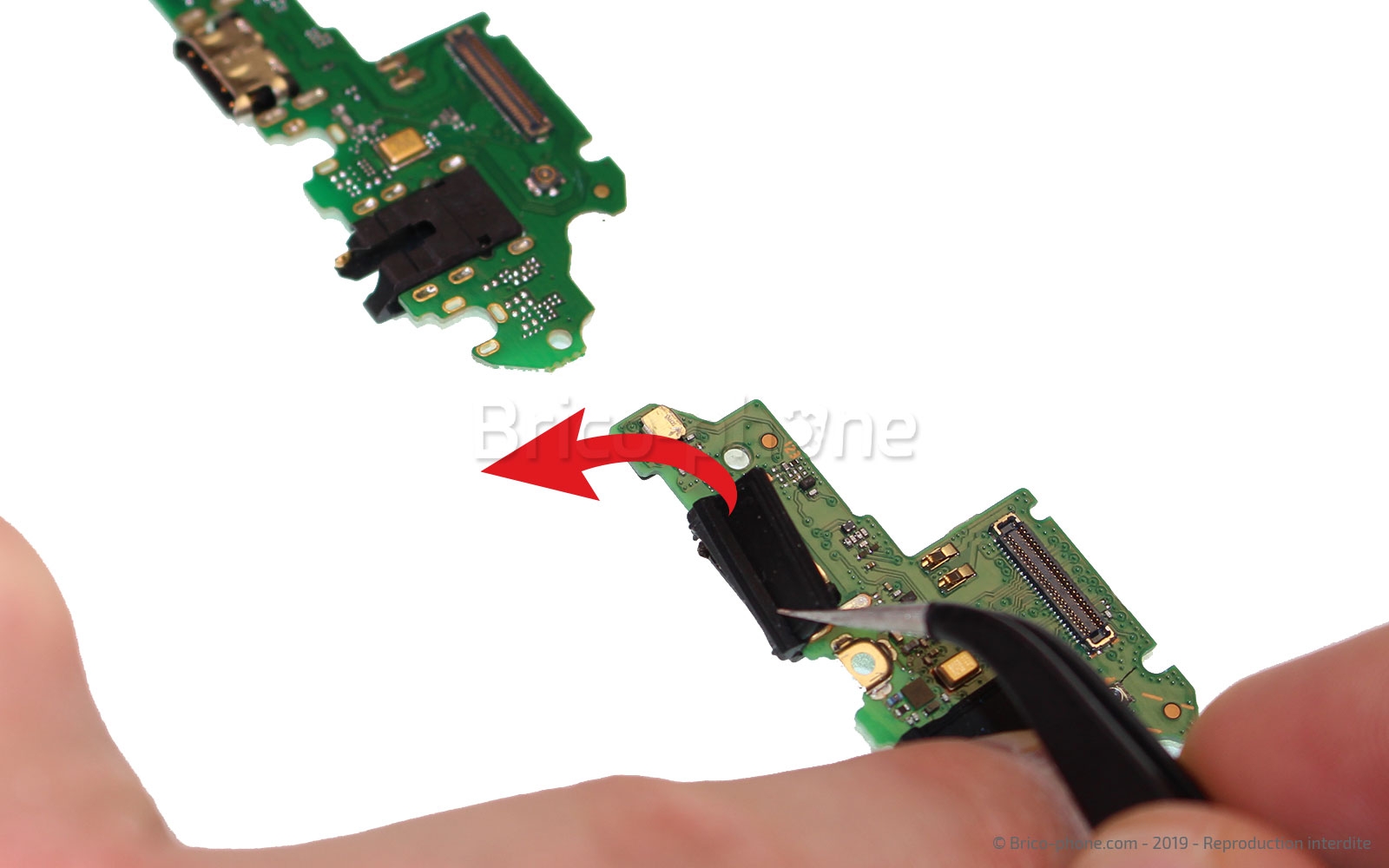 Changement du connecteur de charge sur P Smart Z photo 1