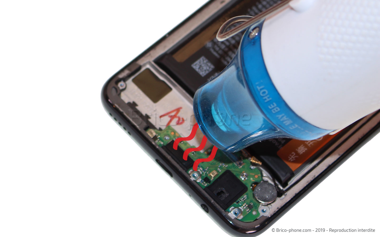 Changement du connecteur de charge sur P Smart Z photo 3