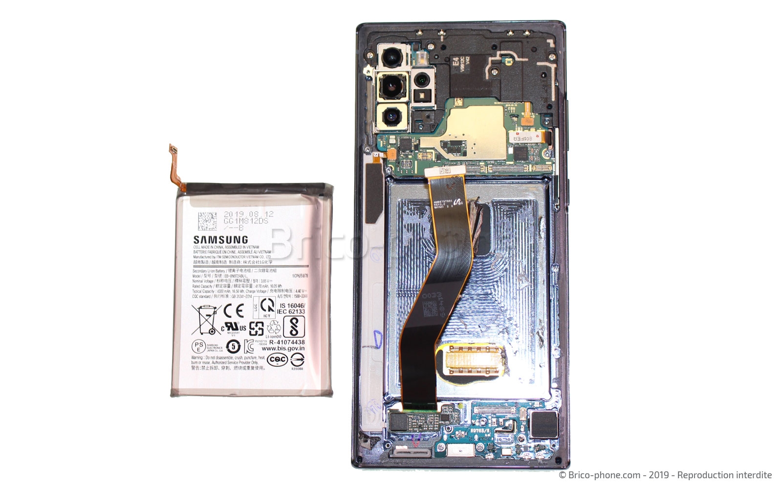 Démontage complet sur Galaxy Note 10 Plus photo 4