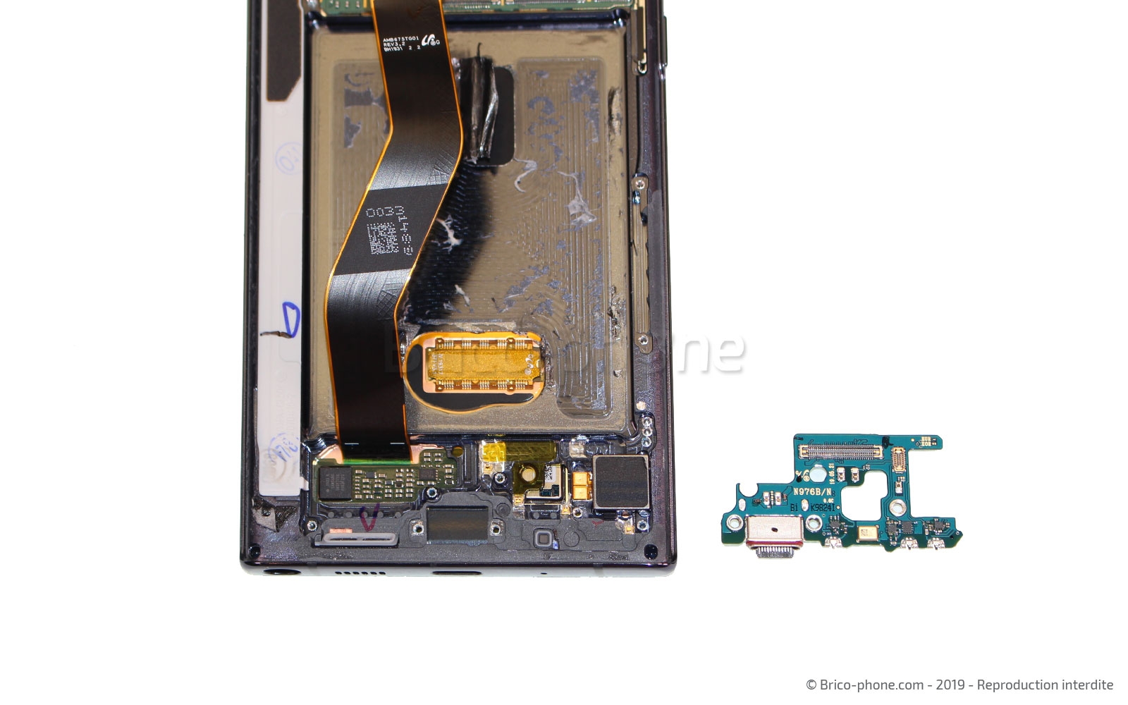 Démontage complet sur Galaxy Note 10 Plus photo 3