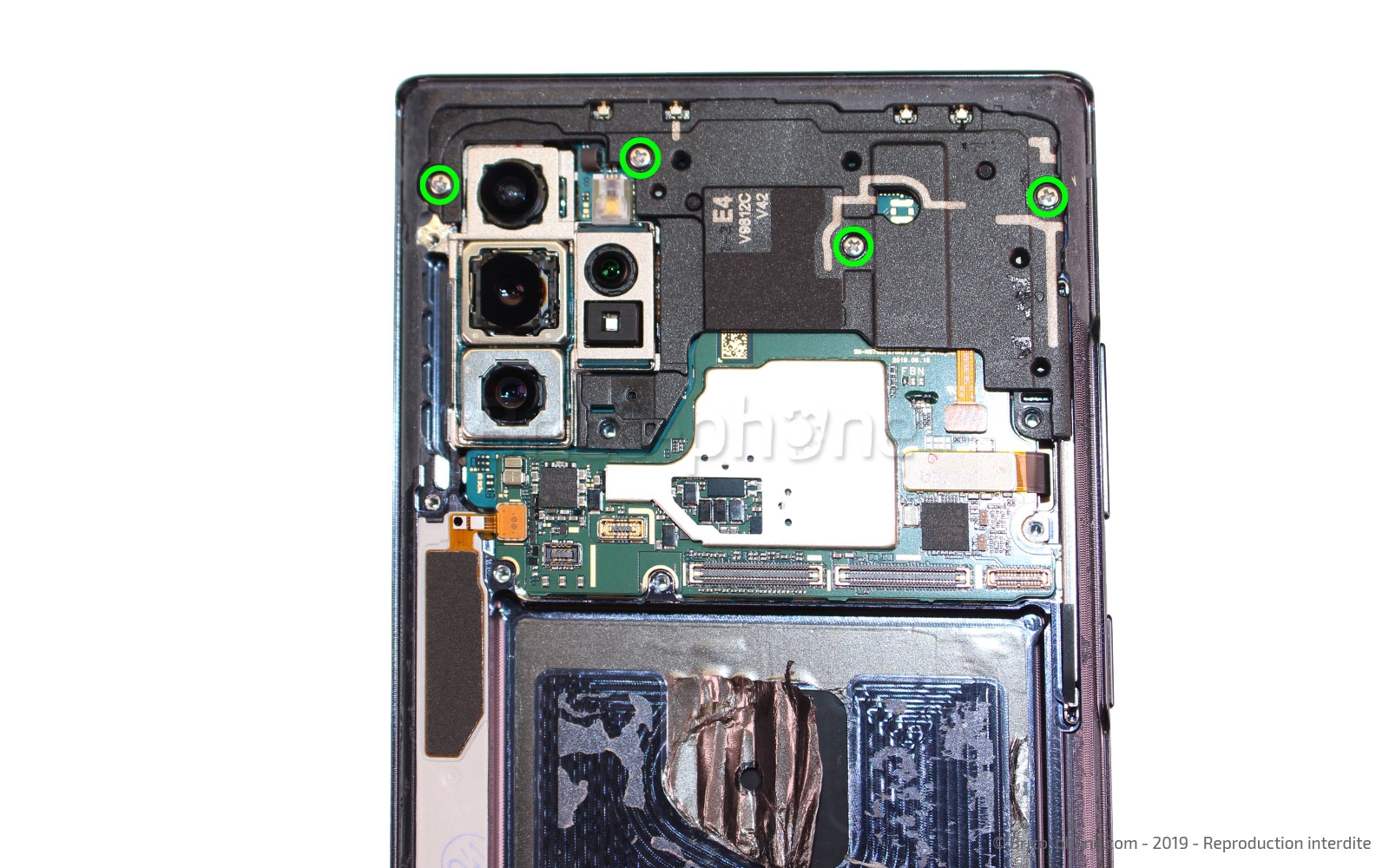 Démontage complet sur Galaxy Note 10 Plus photo 1