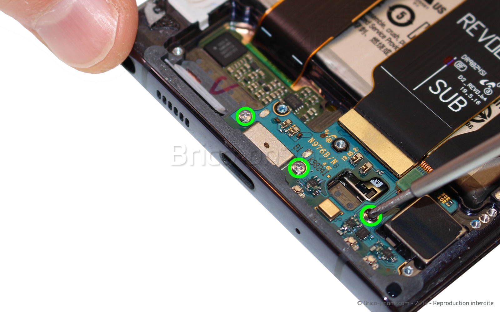 Changement du connecteur de charge sur Galaxy Note 10 Plus photo 1