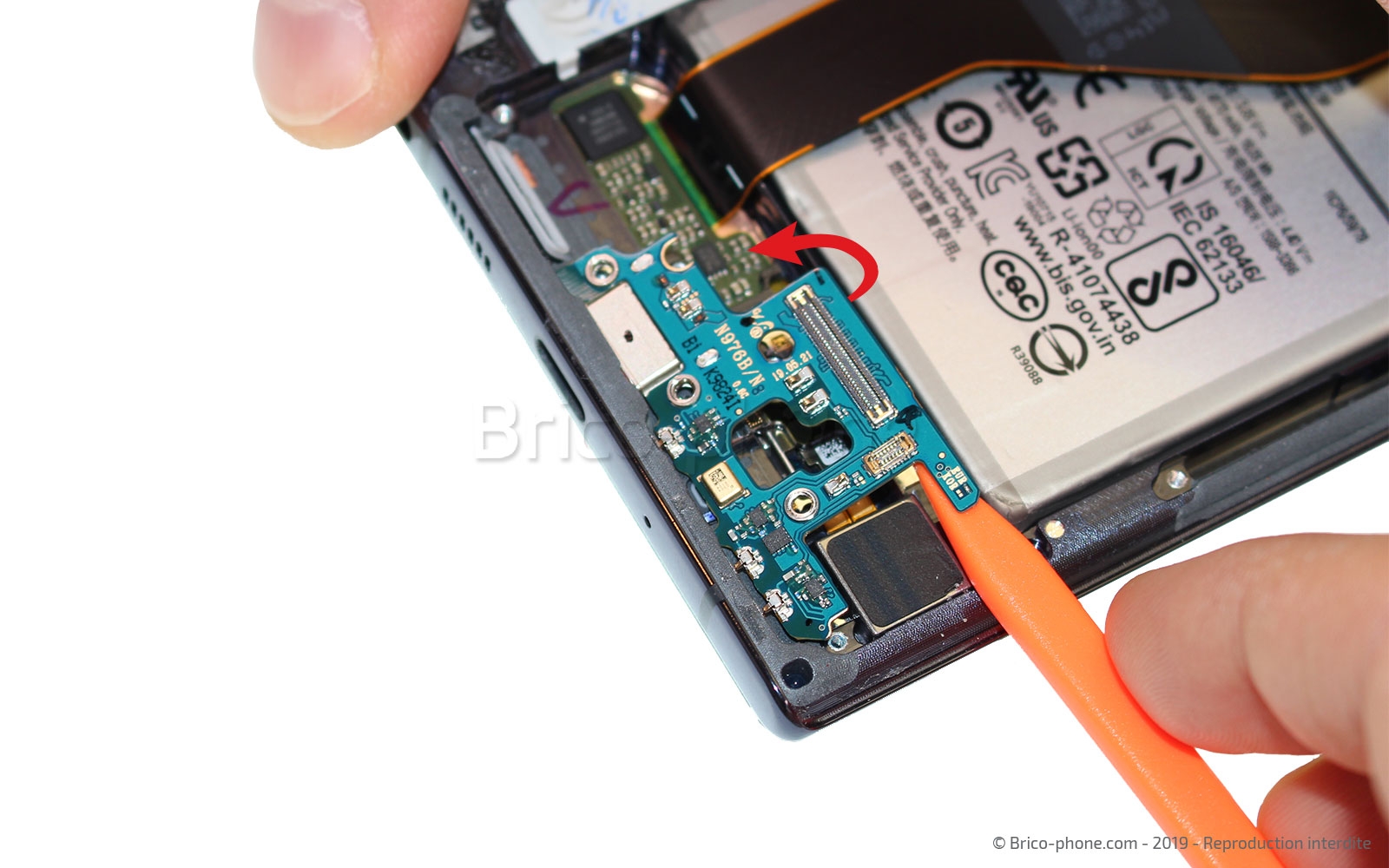 Changement du connecteur de charge sur Galaxy Note 10 Plus photo 2