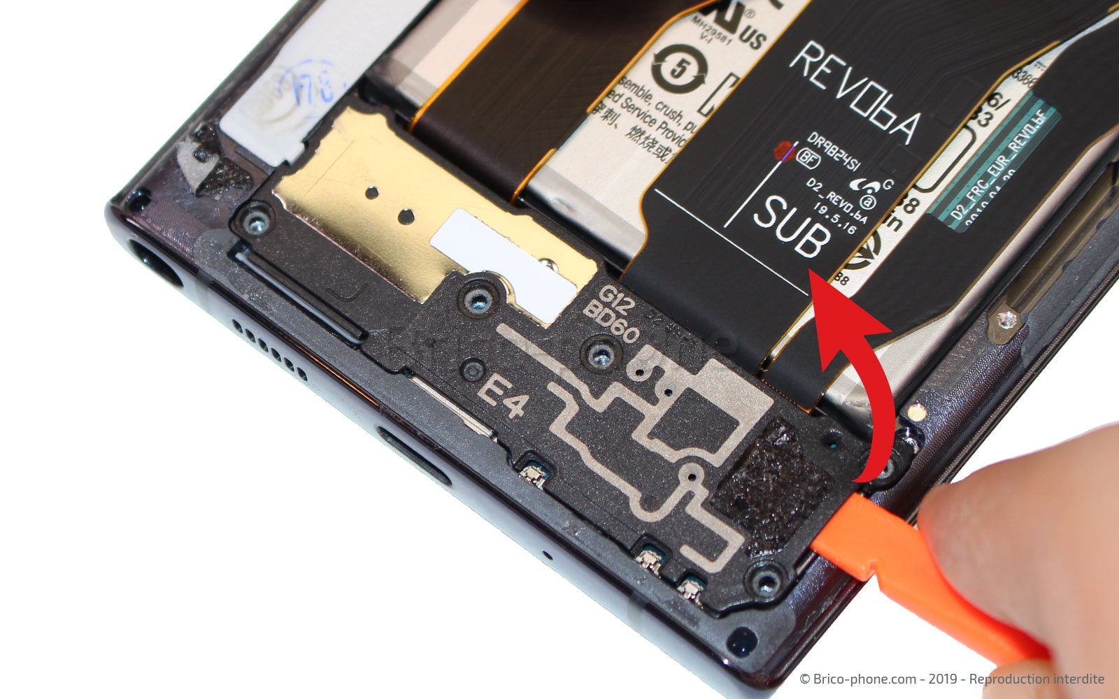 Changement du connecteur de charge sur Galaxy Note 10 Plus photo 2