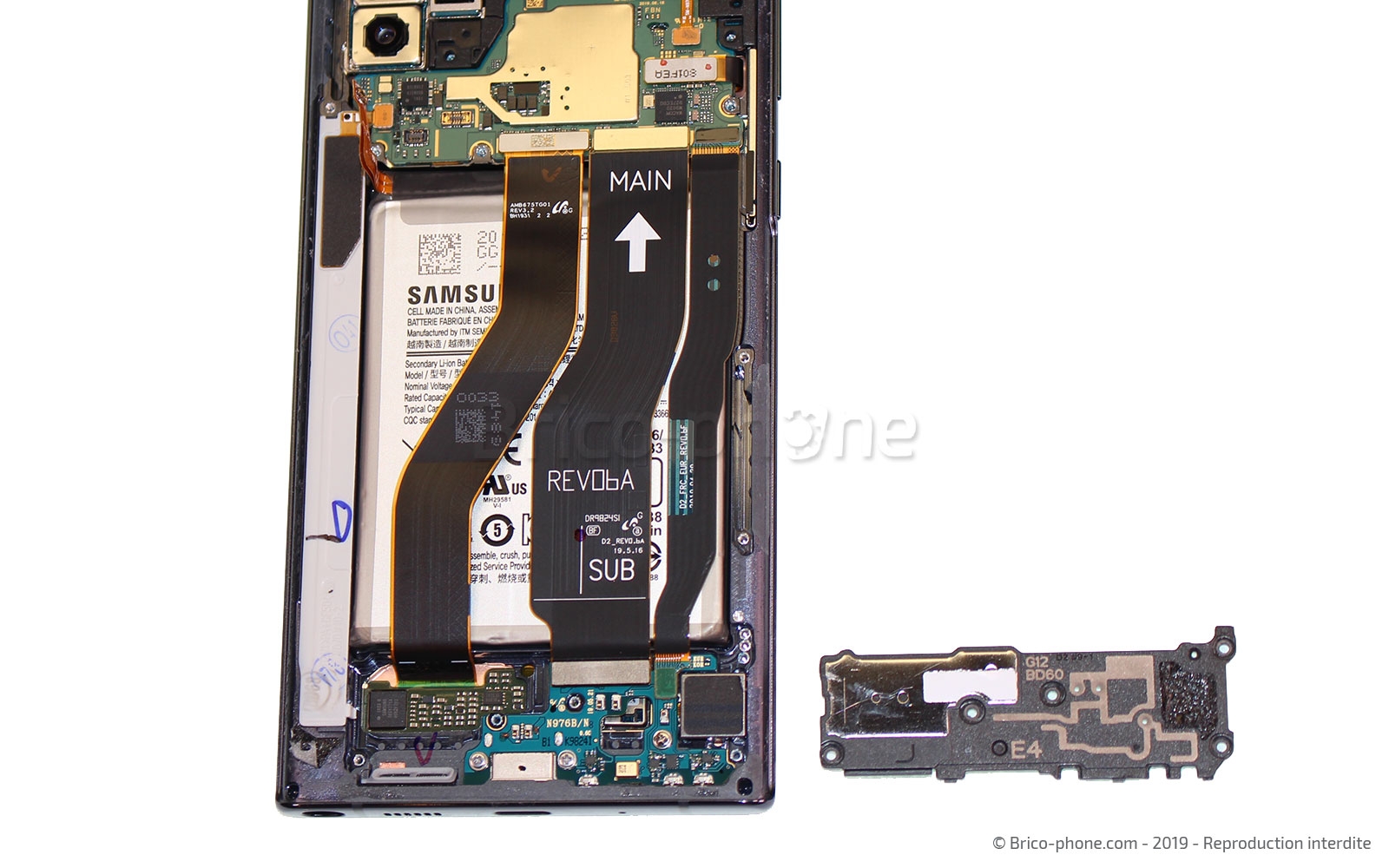 Changement du connecteur de charge sur Galaxy Note 10 Plus photo 3