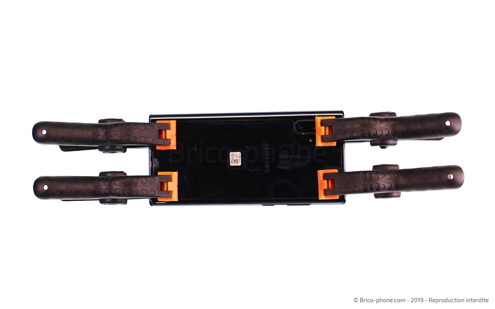 Changement du bloc écran pré-monté avec châssis sur Galaxy Note 10 Plus photo 3