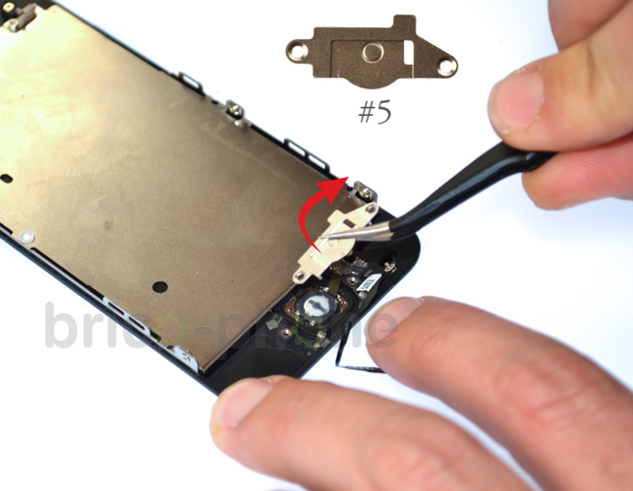 Changement d'écran (vitre+LCD) sans éléments prémontés sur iPhone 5S photo 4