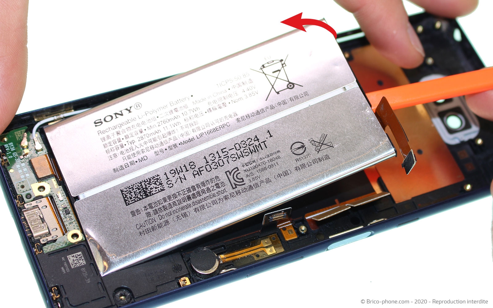 Démontage complet sur Xperia 10 photo 2