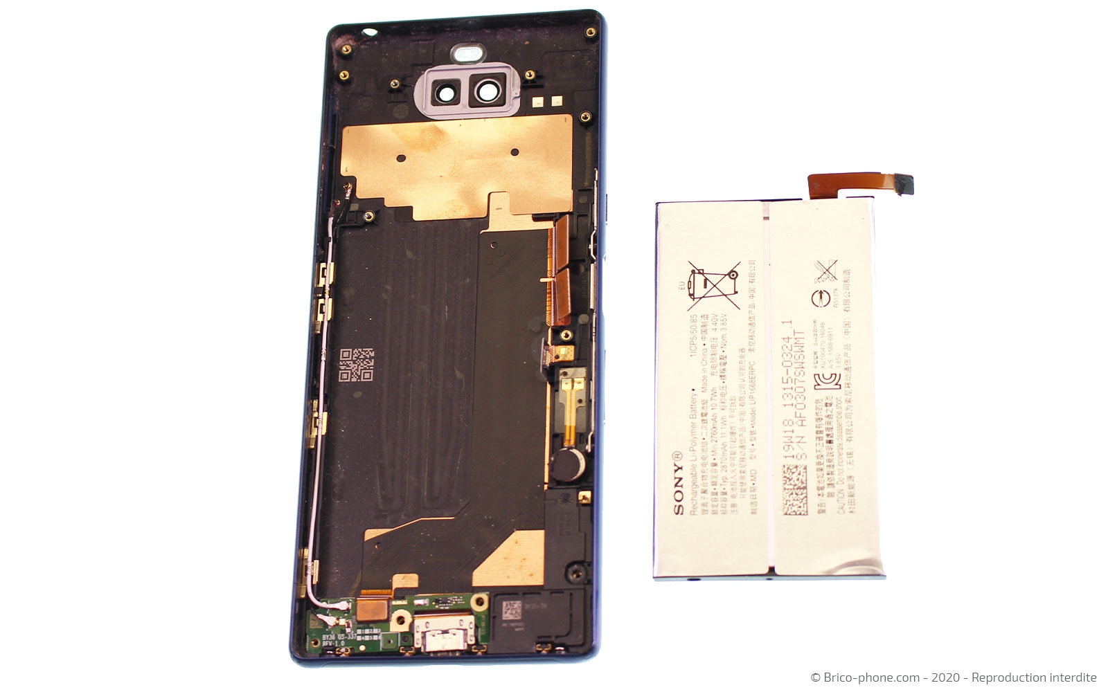 Démontage complet sur Xperia 10 photo 3