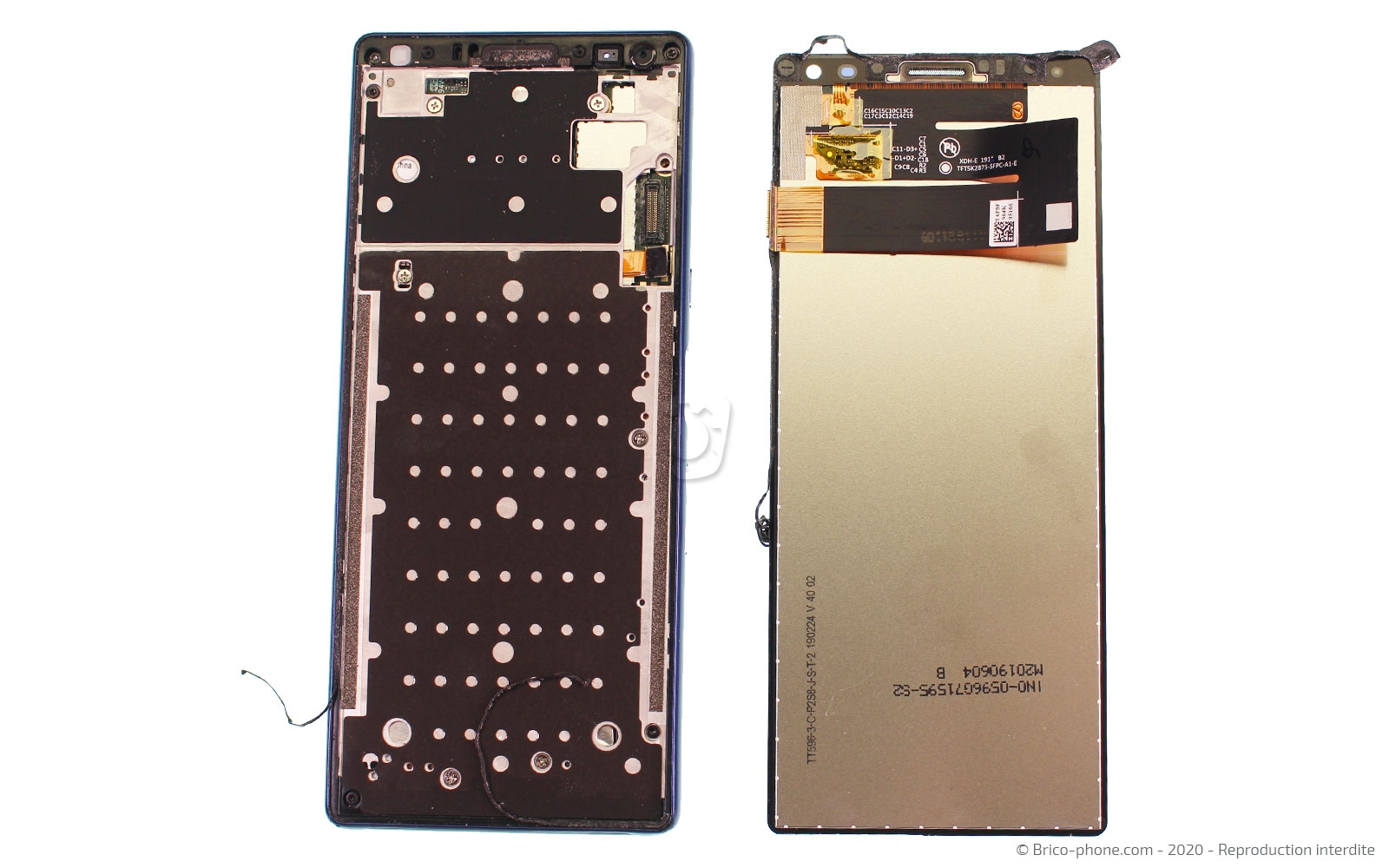 Changement de l'écran (Vitre+LCD) sur Xperia 10 photo 2
