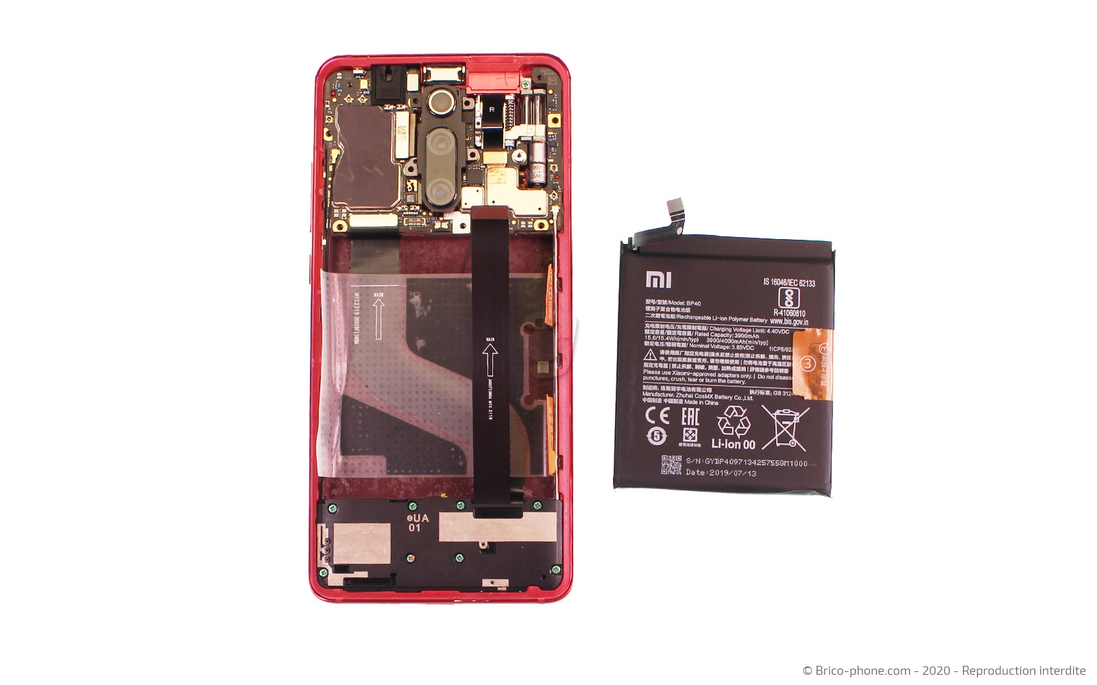 Démontage complet sur Mi 9T - Mi 9T Pro photo 4