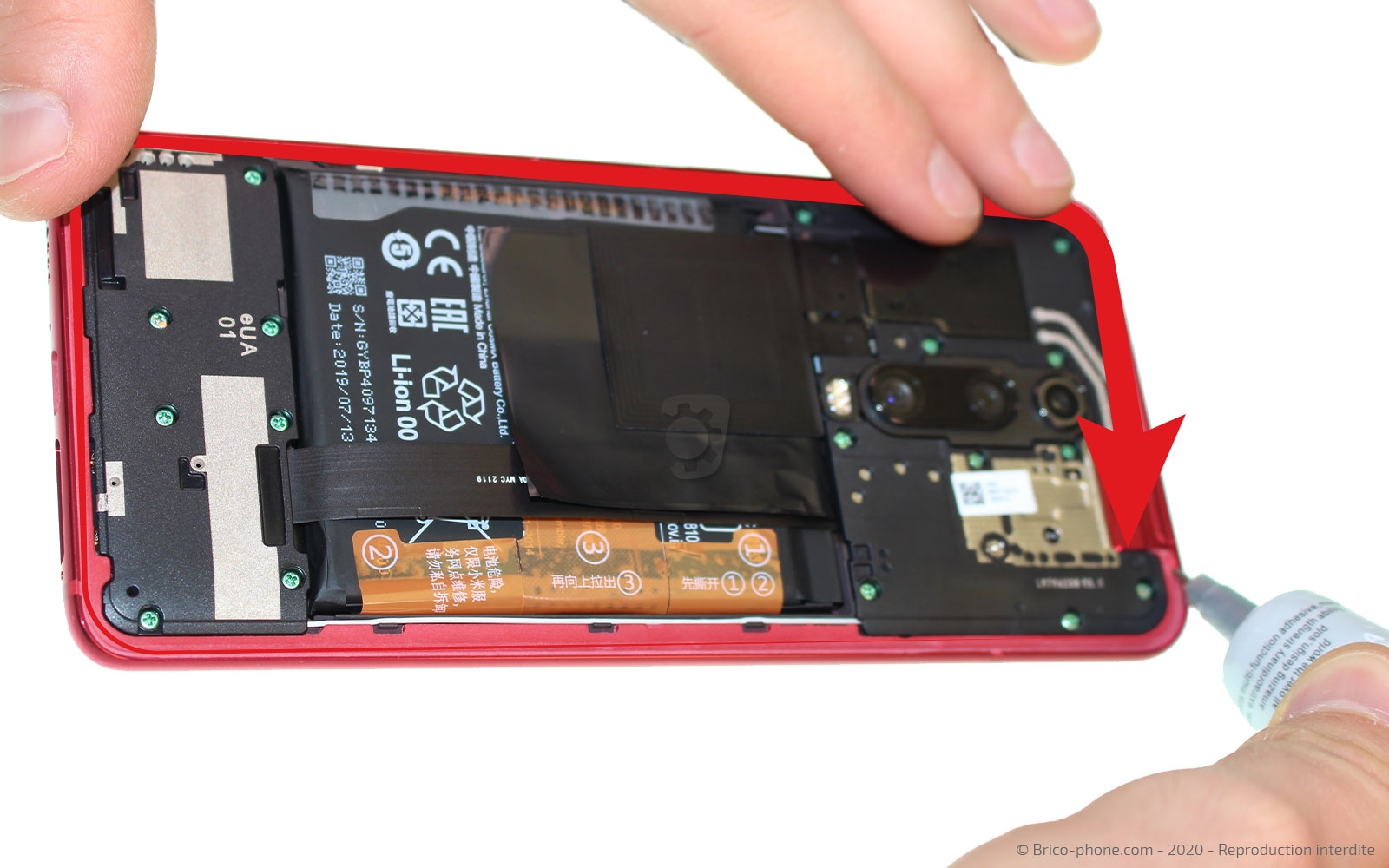 Changement de batterie sur Mi 9T - Mi 9T Pro photo 1