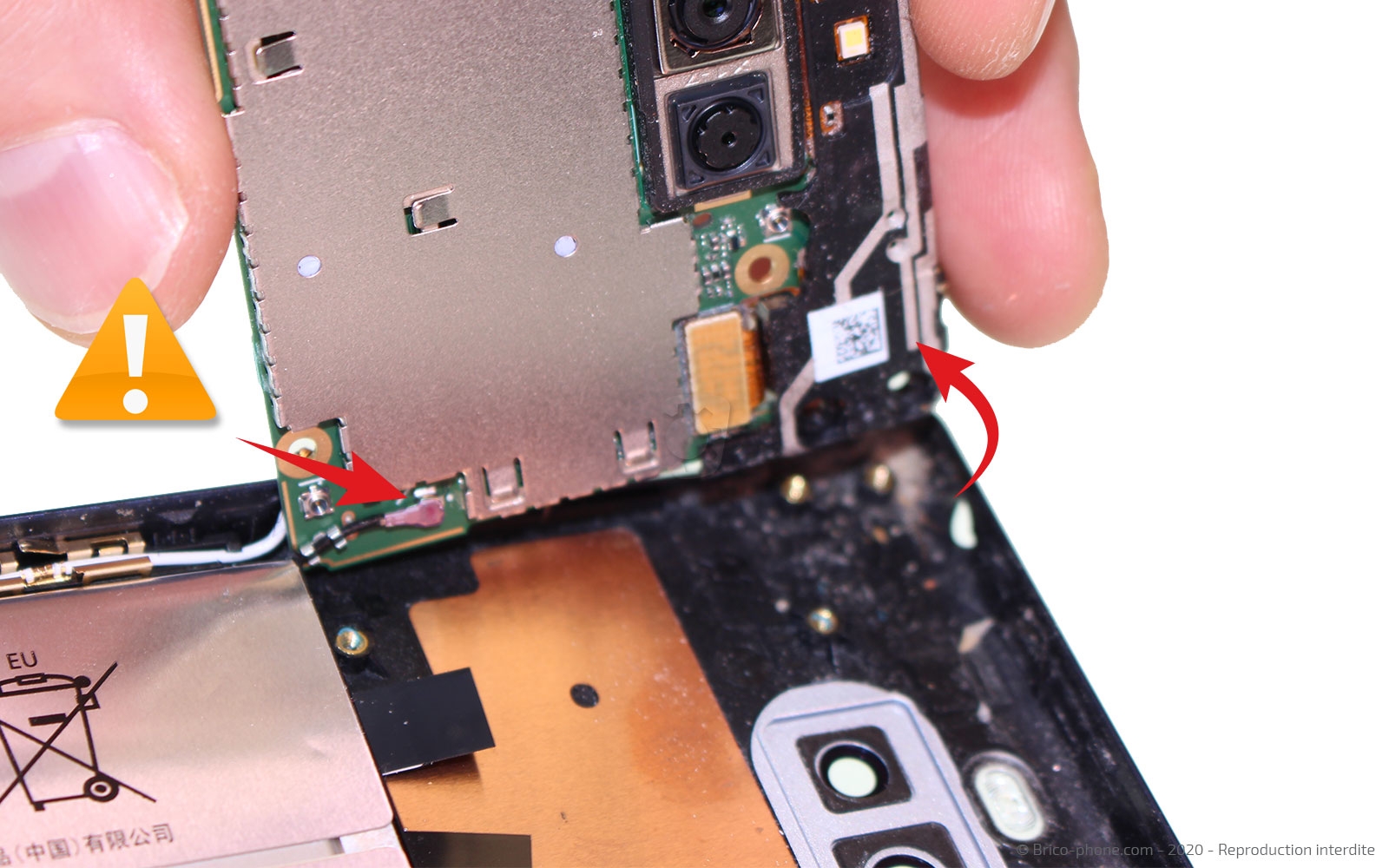 Changement de batterie sur Xperia 10 photo 2