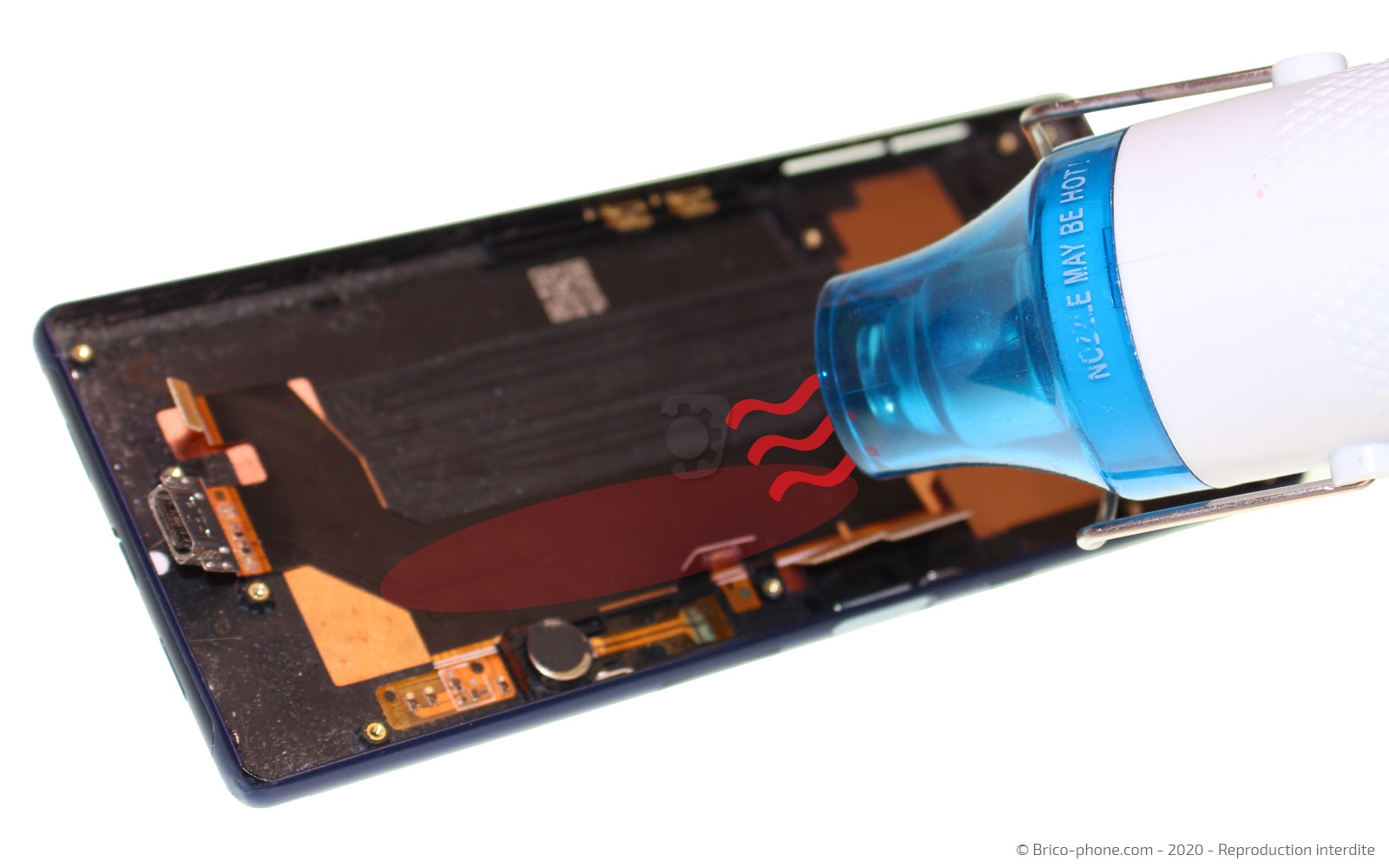 Changement de la coque arrière sur Xperia 10 photo 1