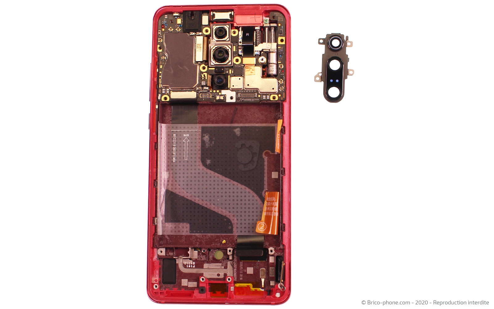 Changement du bloc écran sur châssis sur Mi 9T - Mi 9T Pro photo 2