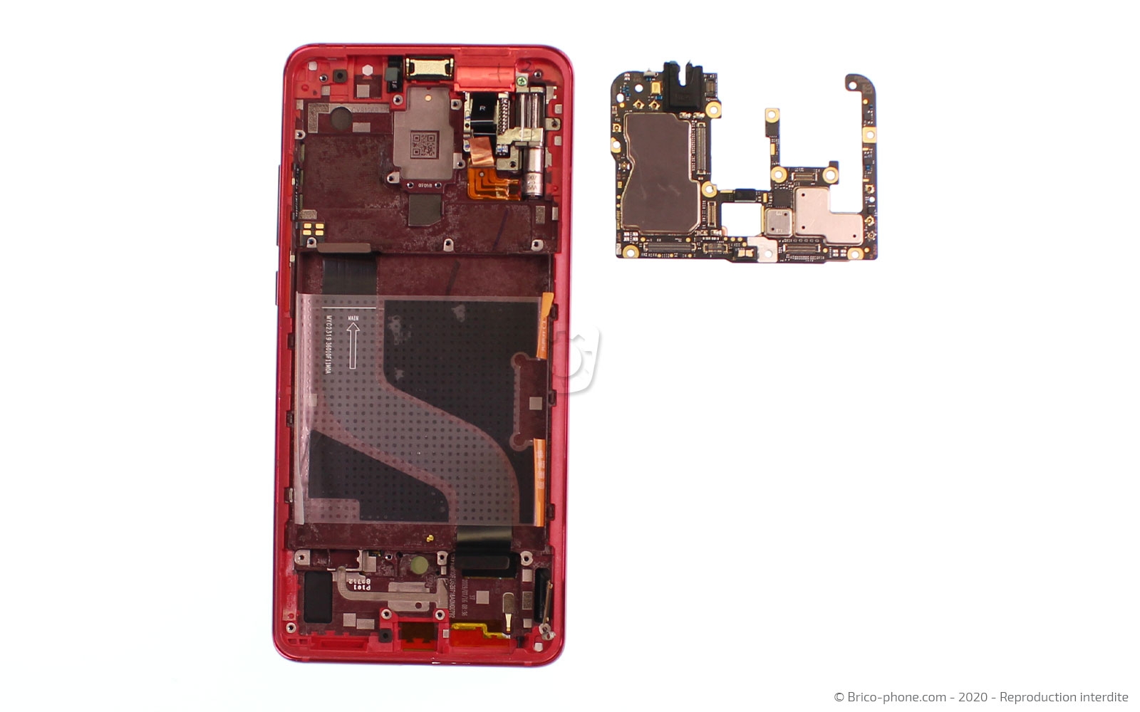 Changement du bloc écran sur châssis sur Mi 9T - Mi 9T Pro photo 3