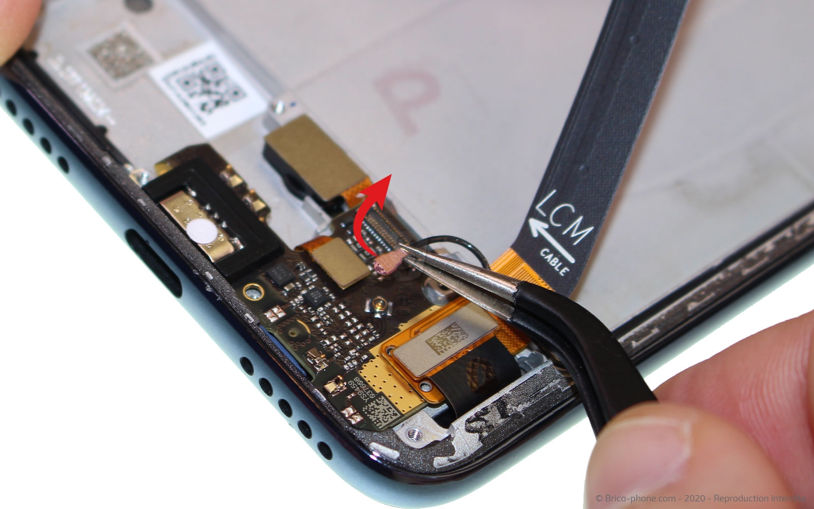 Changement du bloc écran avec châssis sur Mi A3 photo 1