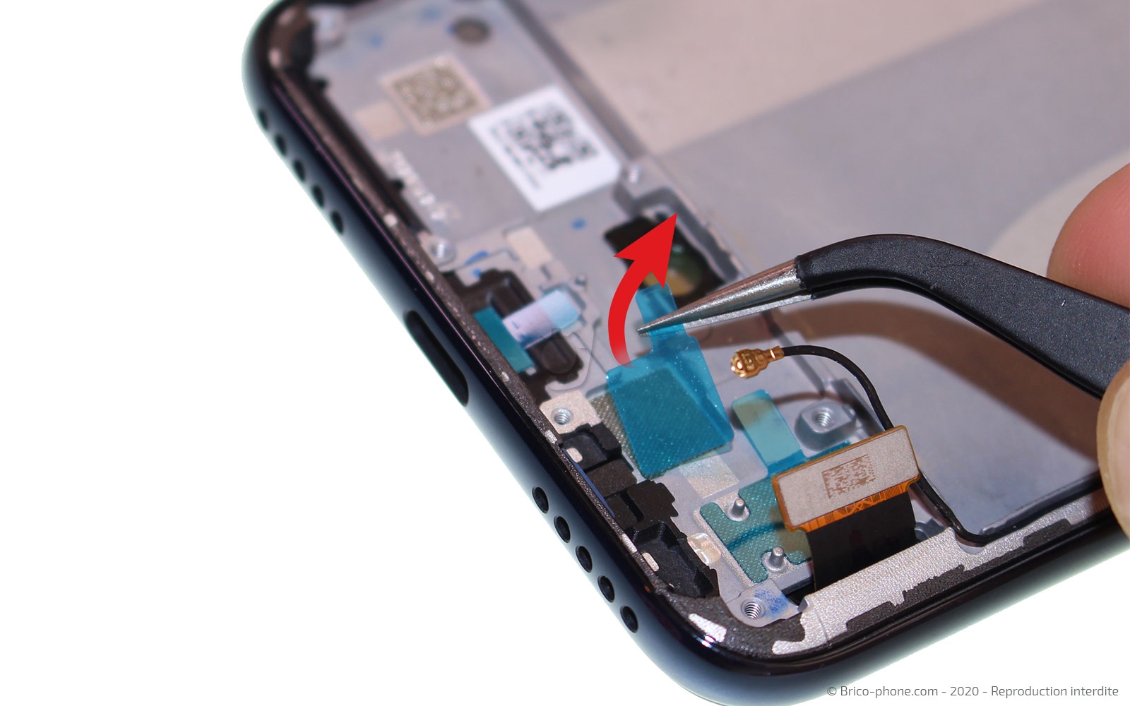 Changement du bloc écran avec châssis sur Mi A3 photo 1