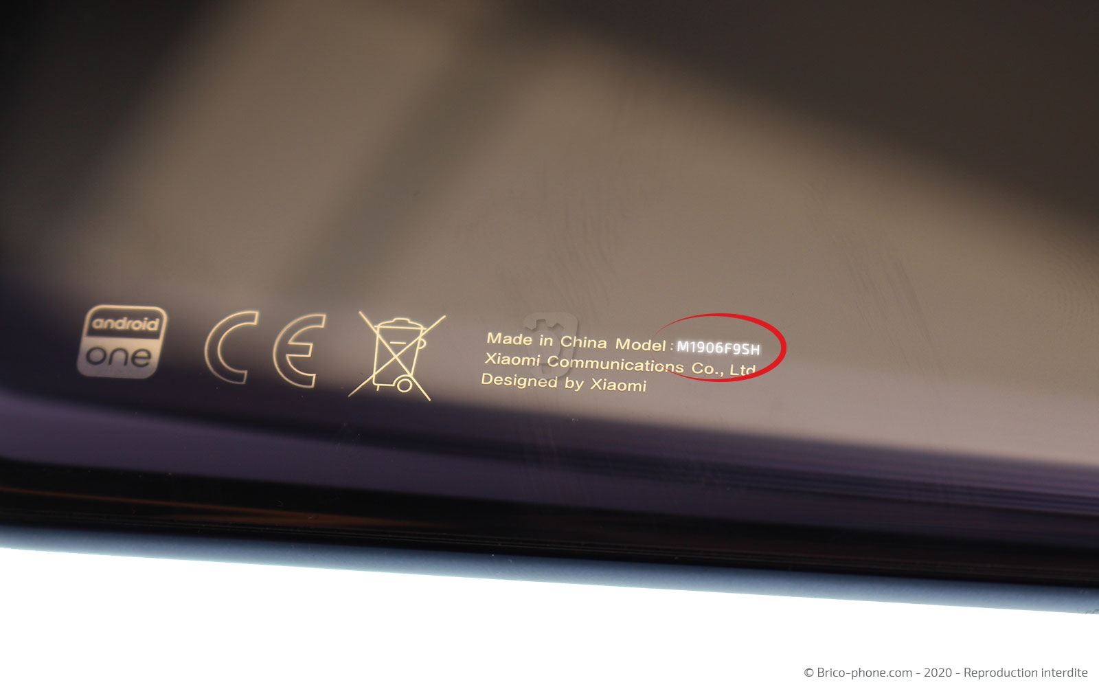 Changement de batterie sur Mi A3 photo 1