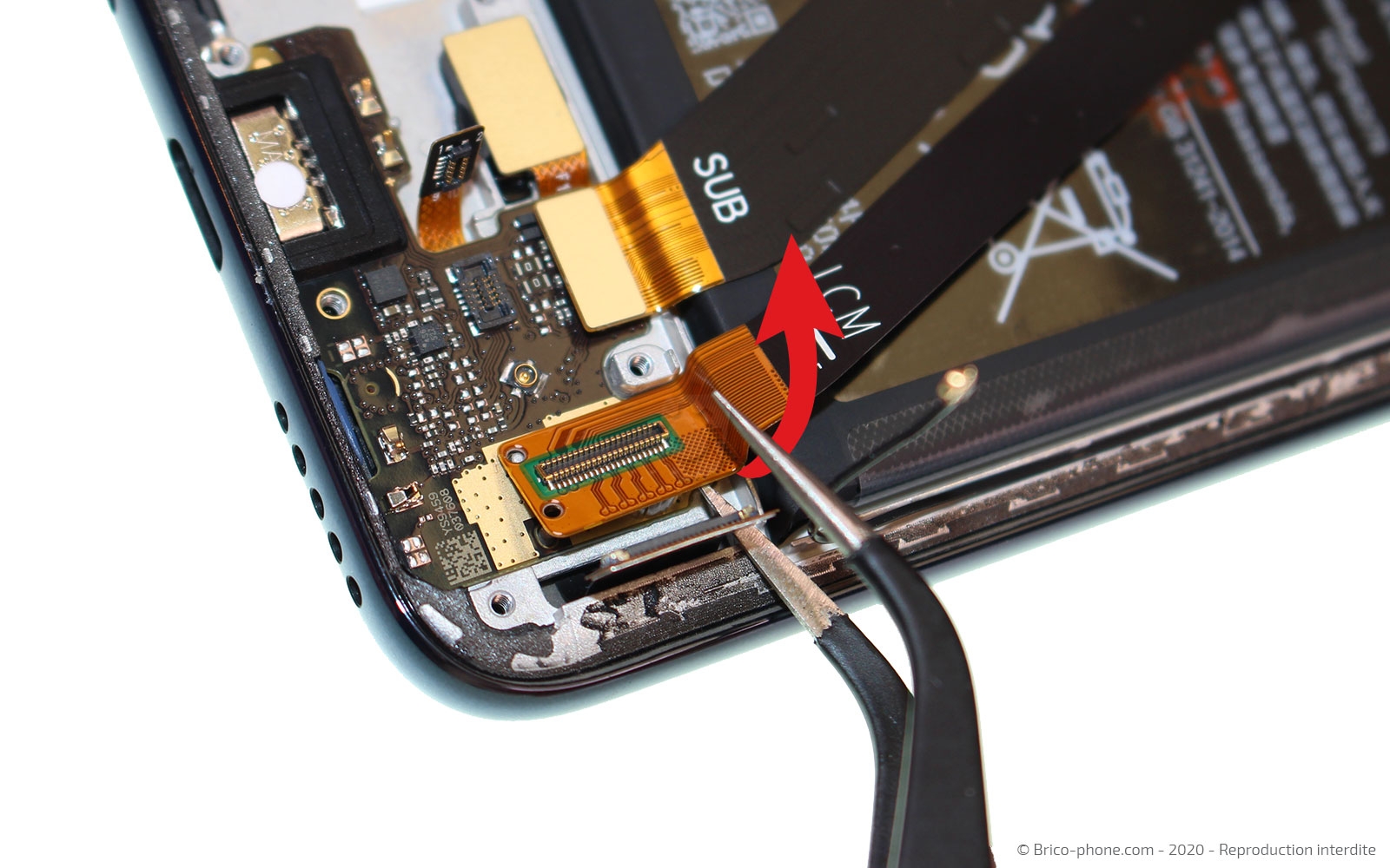 Changement du connecteur de charge sur Mi A3 photo 2