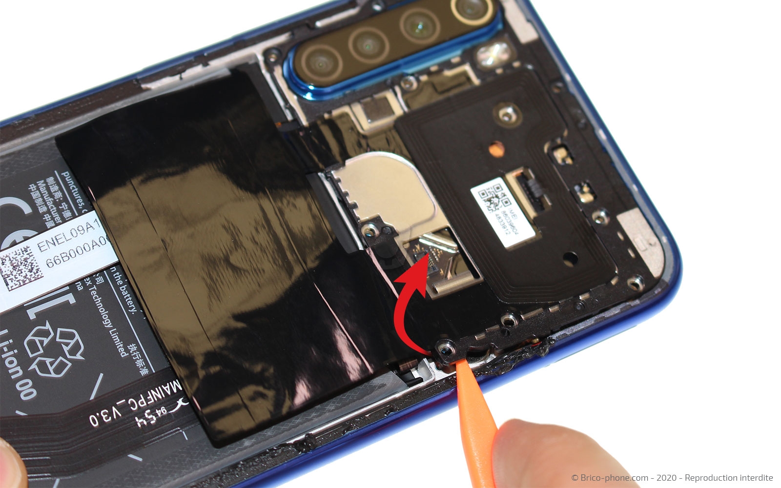 Démontage complet sur Redmi Note 8T photo 2