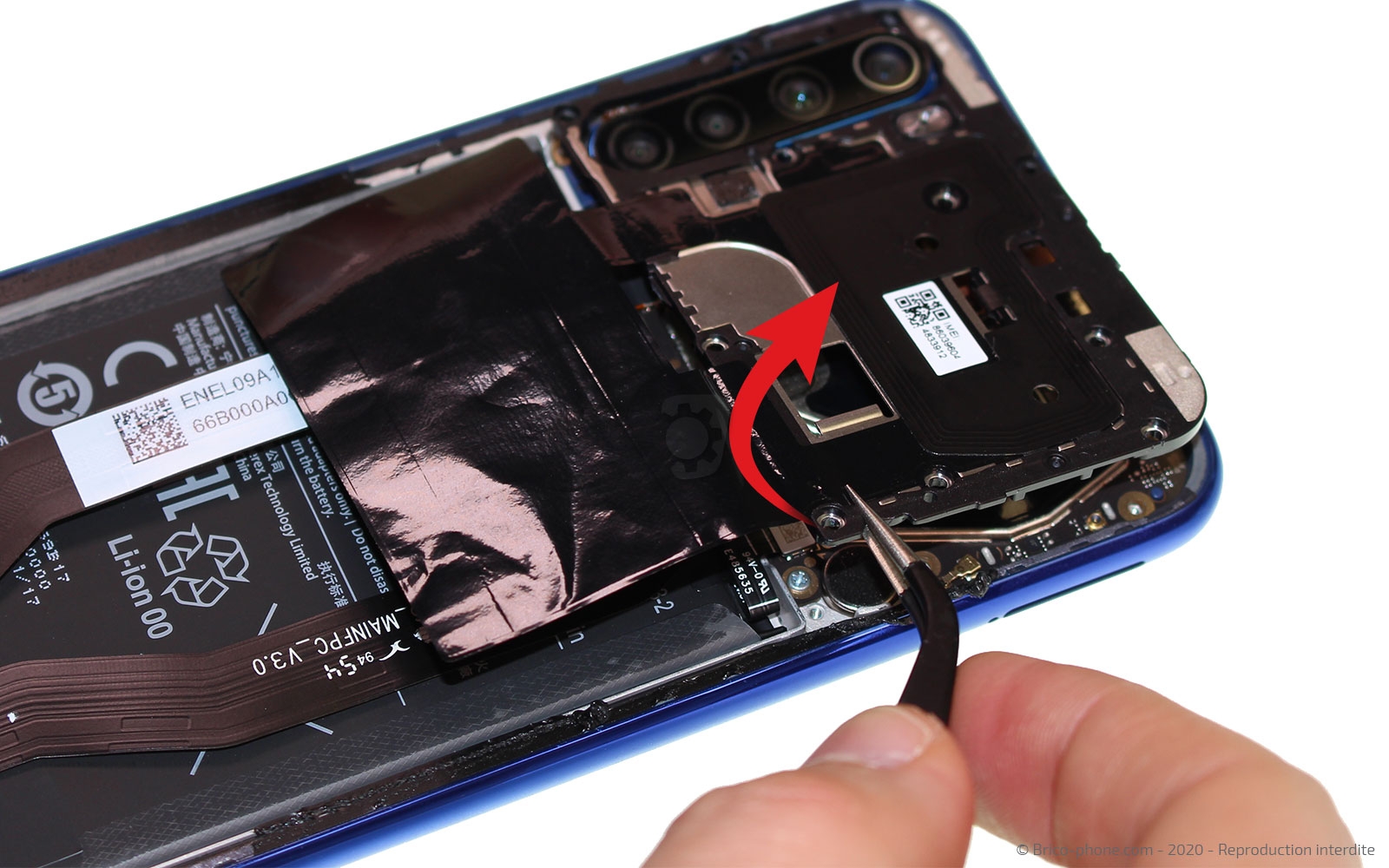 Démontage complet sur Redmi Note 8T photo 3
