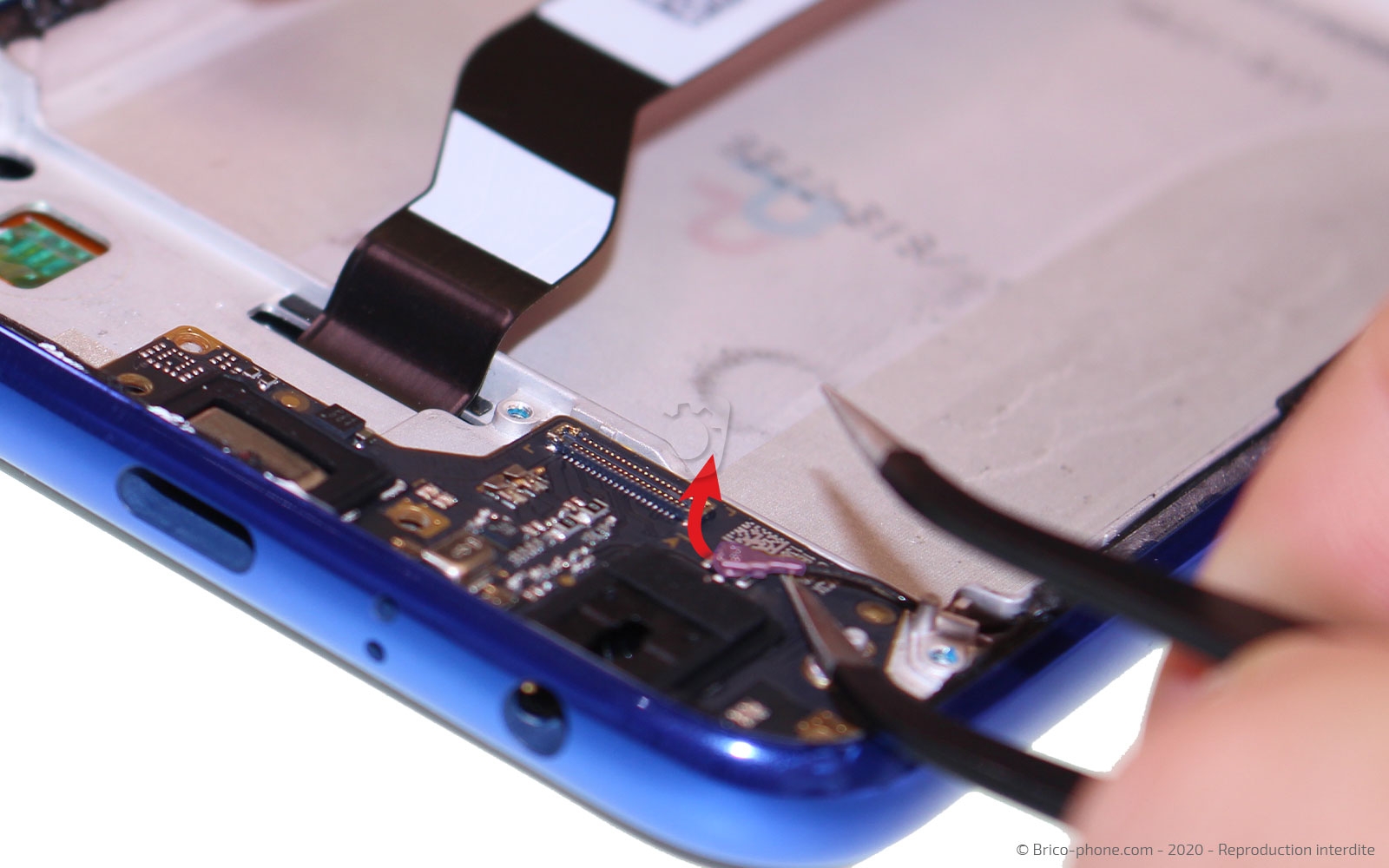 Changement du bloc écran sur châssis sur Redmi Note 8T photo 1