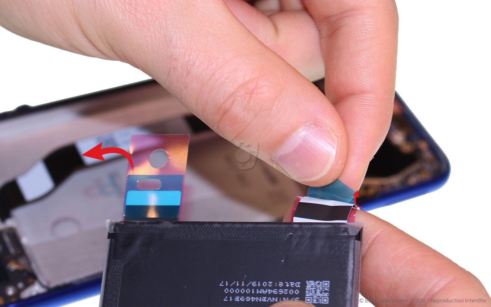 Changement de batterie sur Redmi Note 8T photo 1