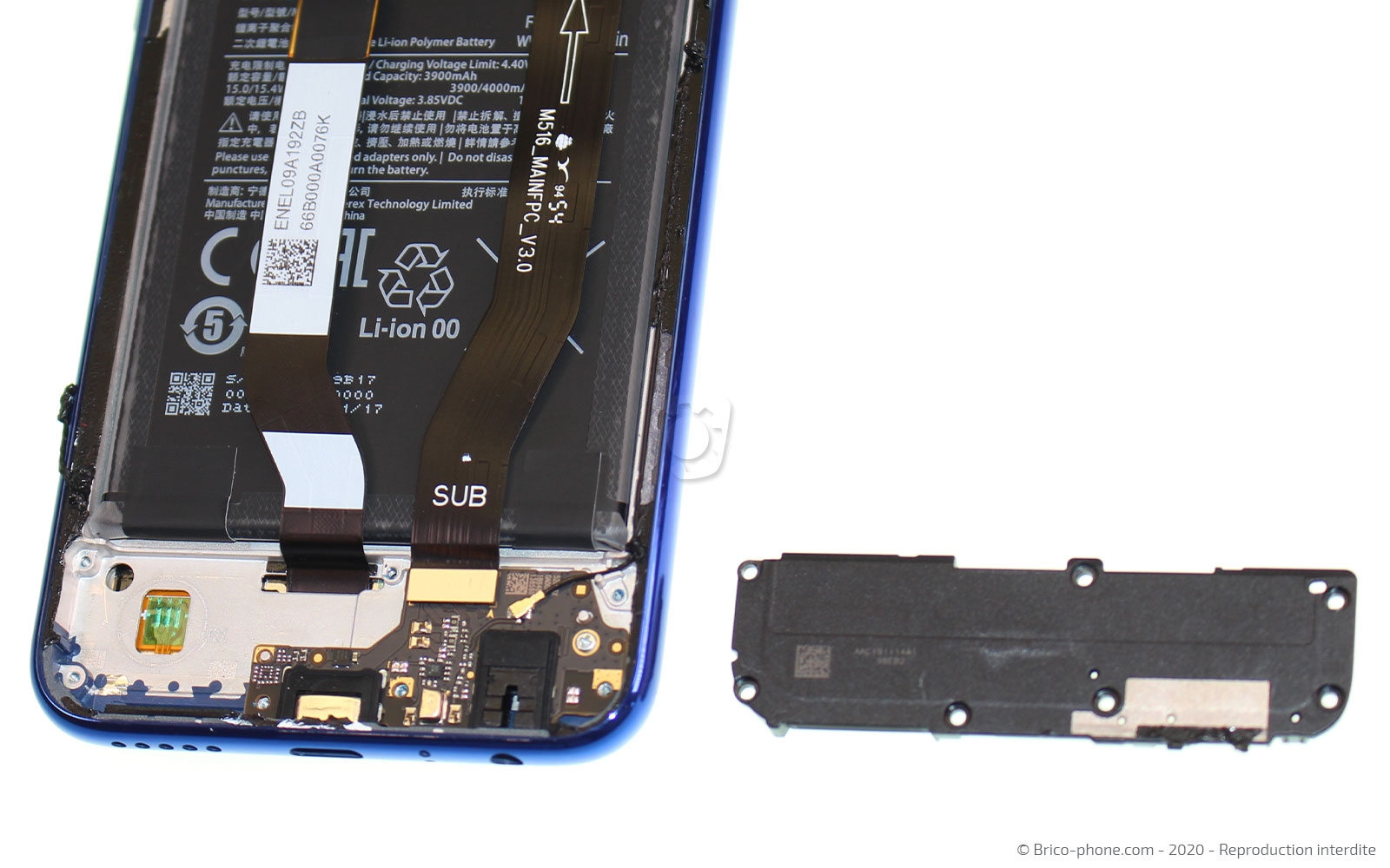 Changement du connecteur de charge sur Redmi Note 8T photo 4