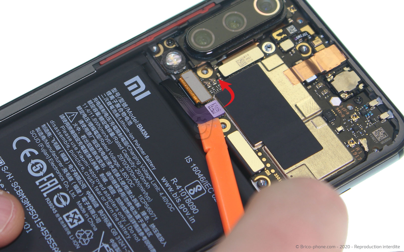 Changement de la batterie sur Mi 9 SE photo 1