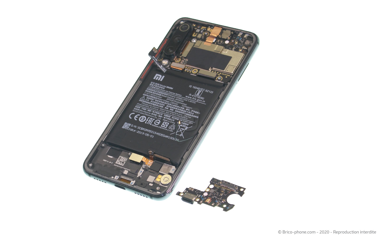 Changement du connecteur de charge  sur Mi 9 SE photo 3