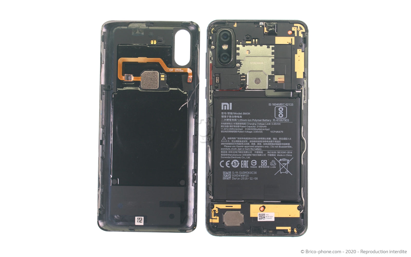 Démontage complet sur Mi Mix 3 photo 4