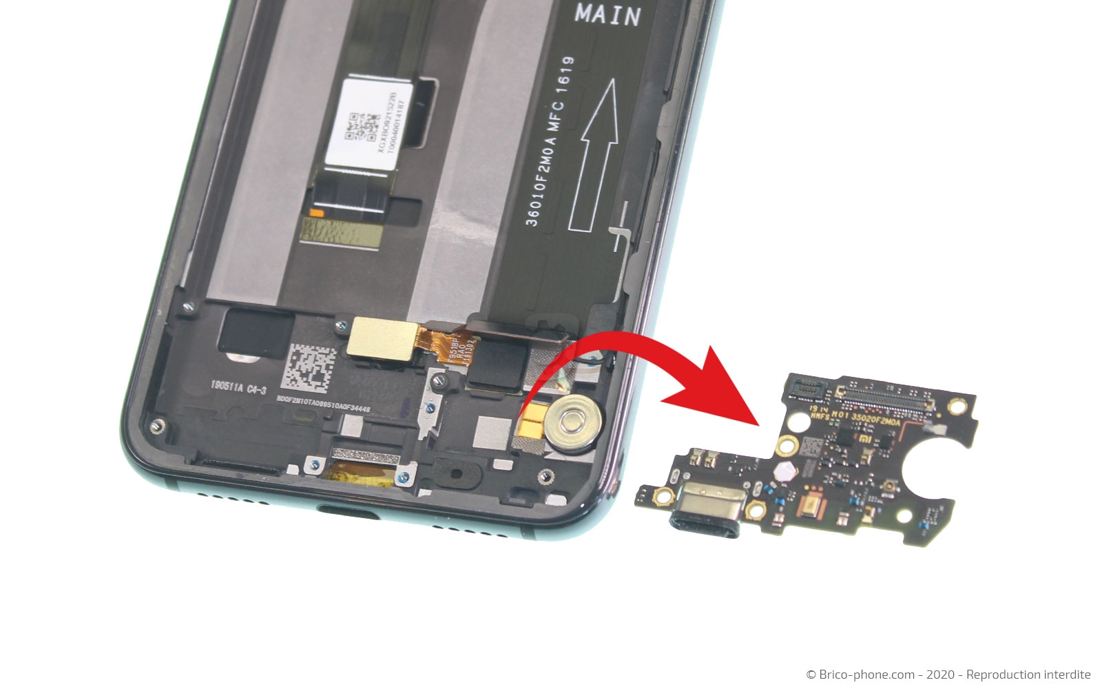 Changement du bloc écran sur Mi 9 SE photo 3