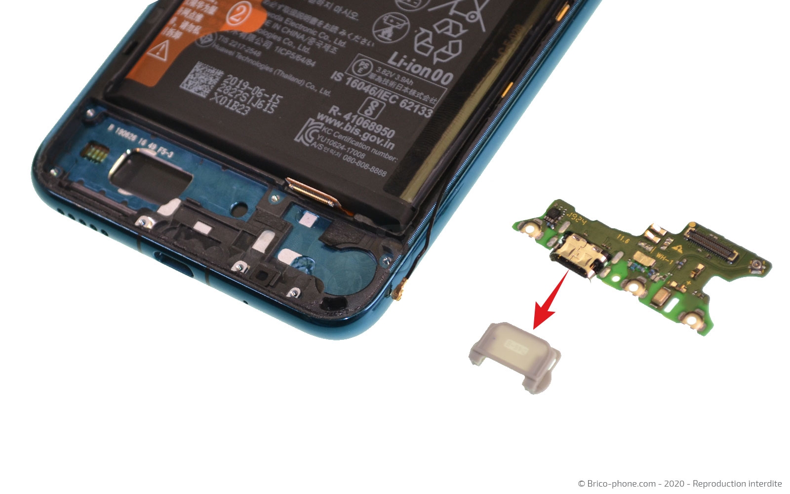 Démontage complet sur Honor 20 Pro photo 4