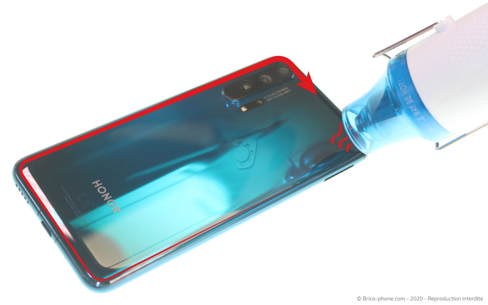 Changement du connecteur de charge sur Honor 20 Pro photo 2