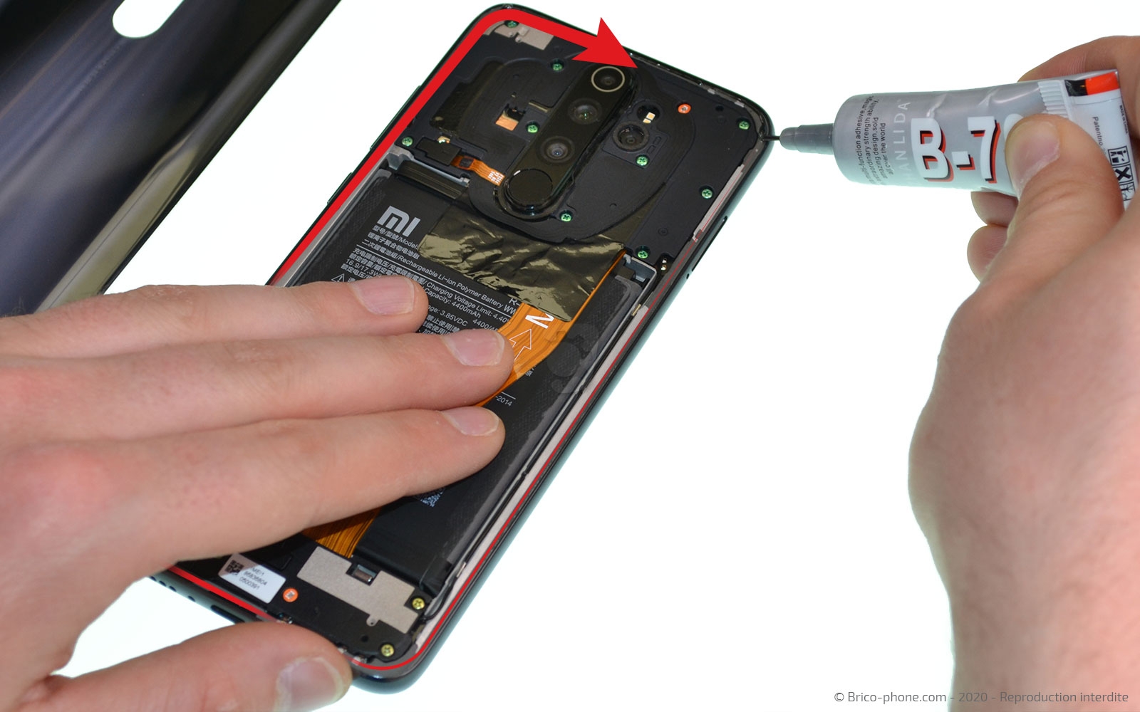 Changement de batterie sur Redmi Note 8 Pro photo 1