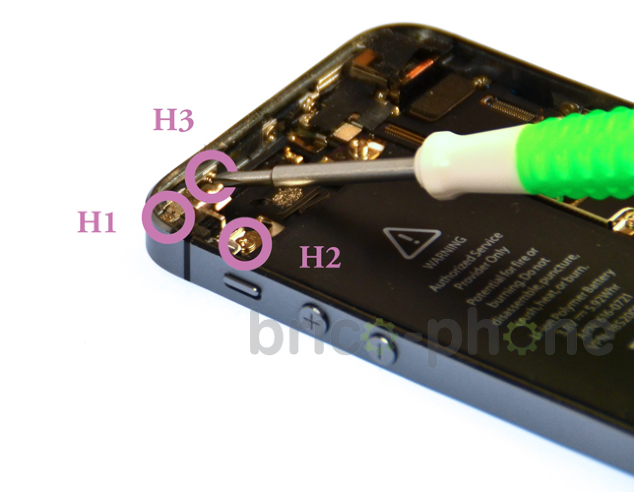 Changement de nappe bouton Power sur iPhone 5S photo 1