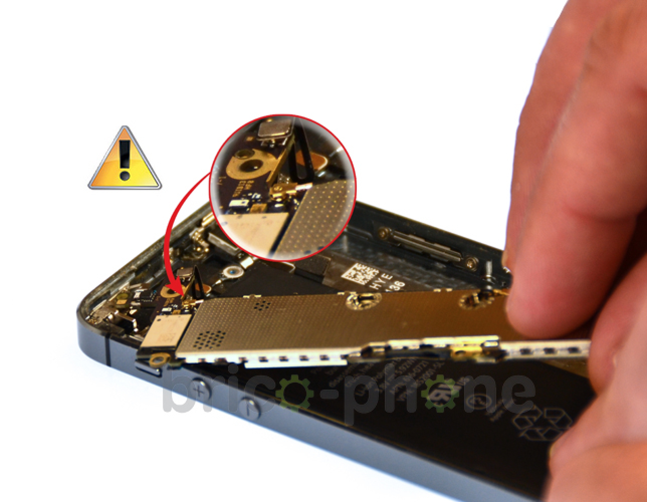 Changement de nappe bouton Power sur iPhone 5S photo 3