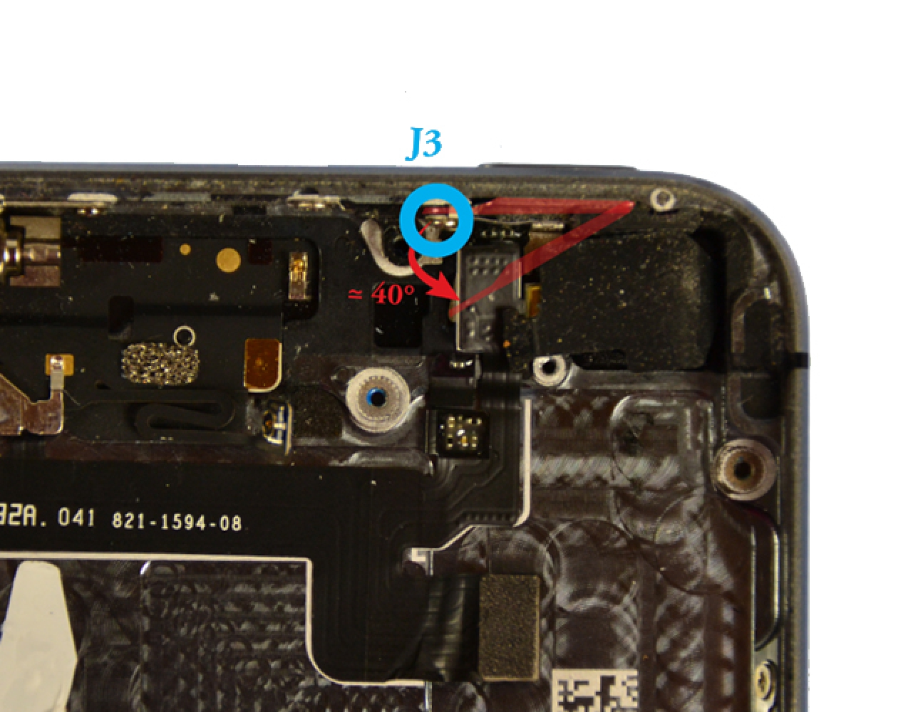 Changement de nappe bouton Power sur iPhone 5S photo 2