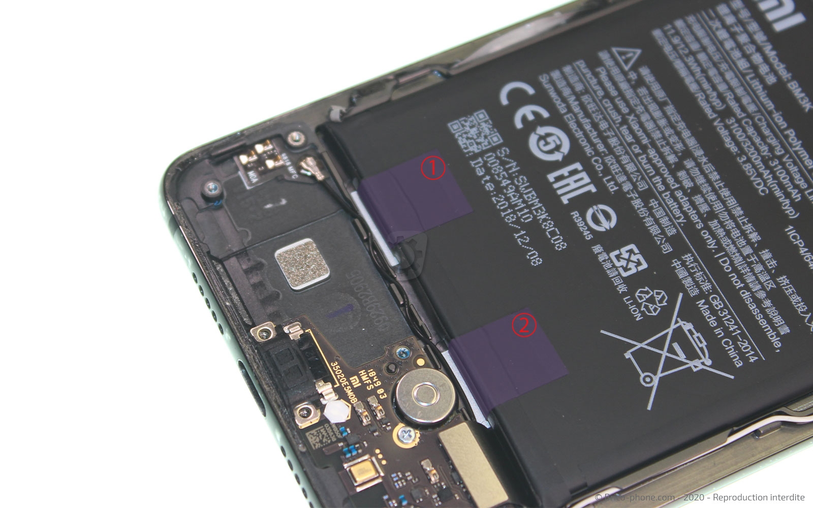 Changement de batterie sur Mi Mix 3 photo 1