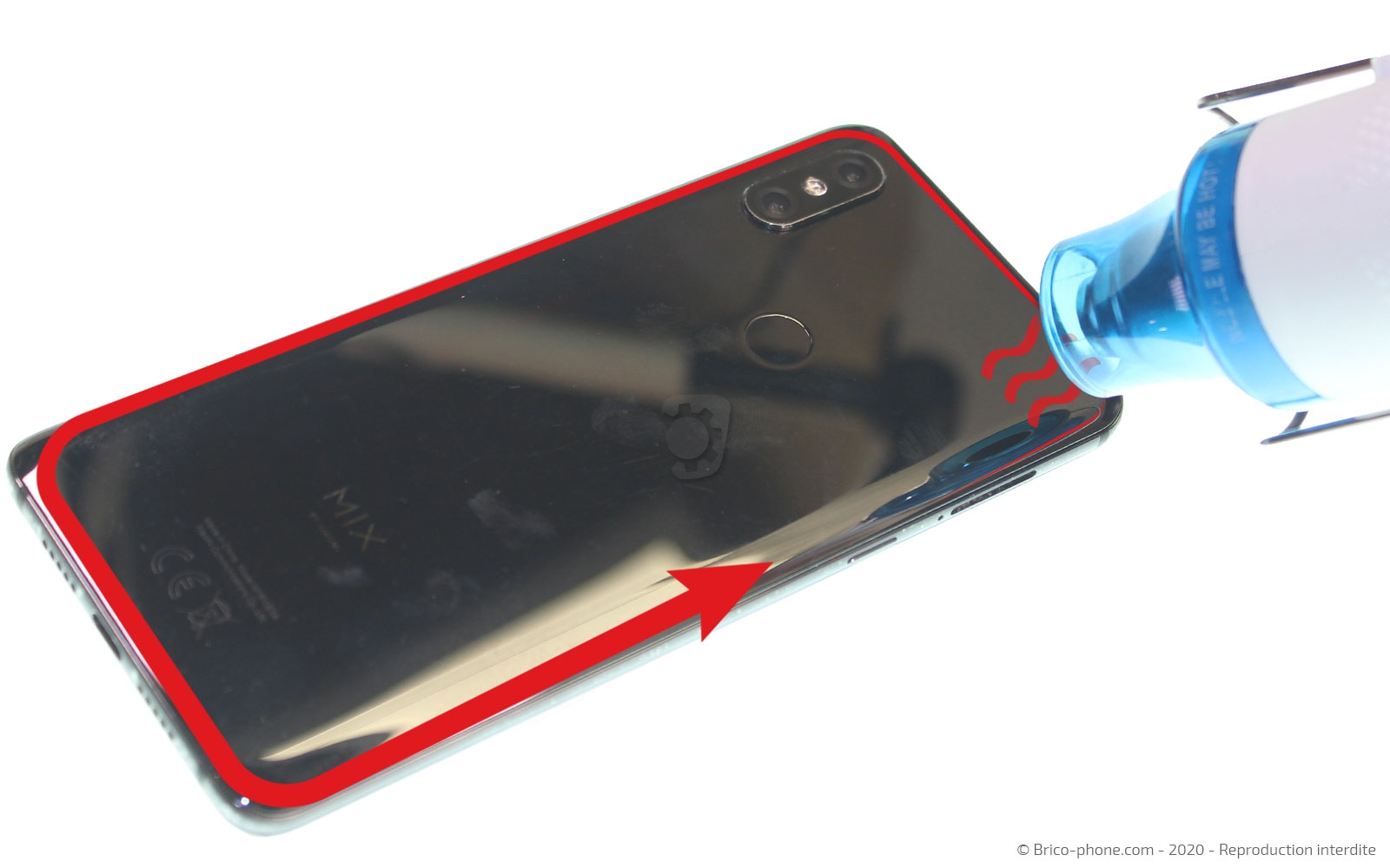 Changement du bloc écran sur Mi Mix 3 photo 2