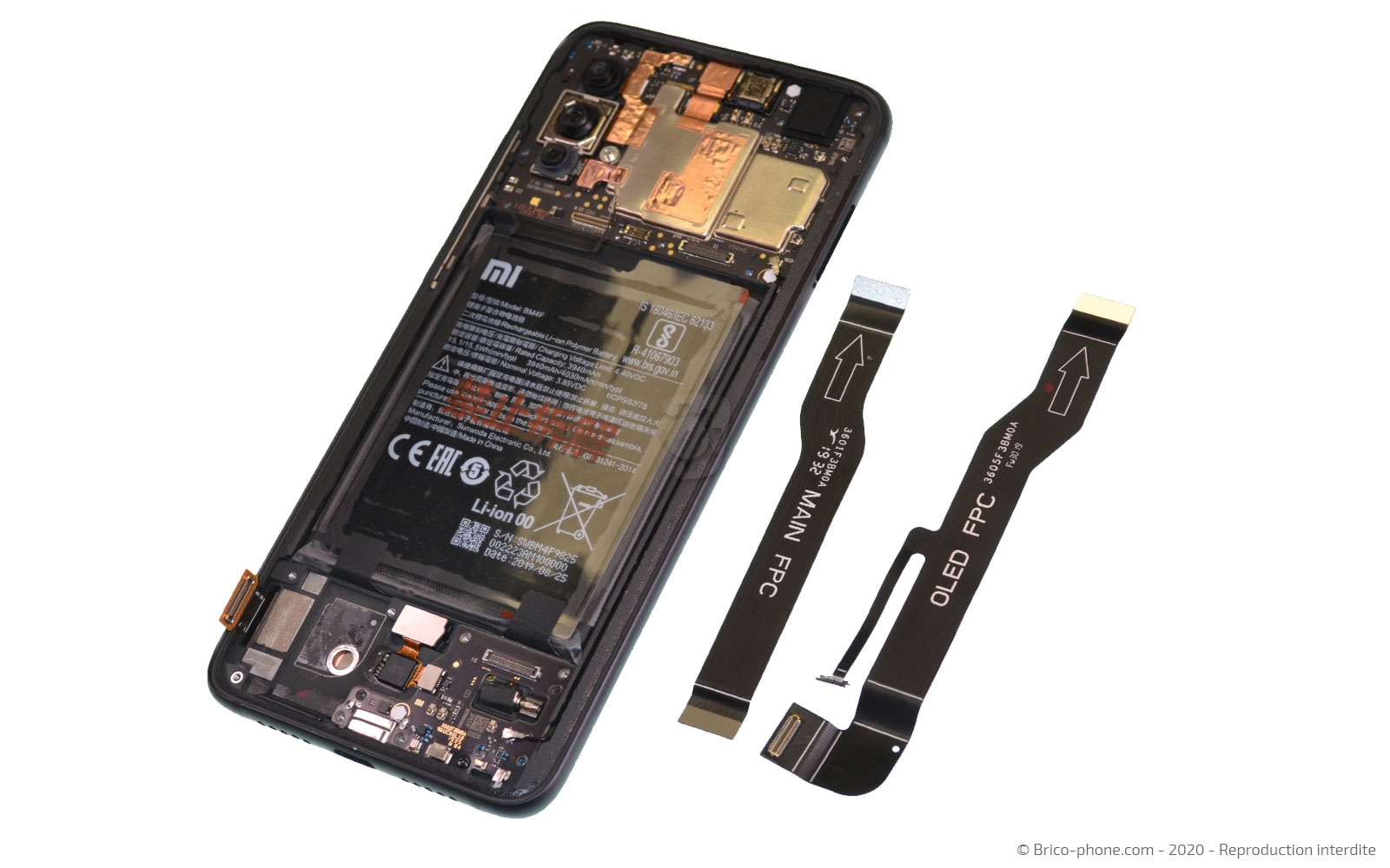 Démontage complet sur Mi 9 Lite photo 3