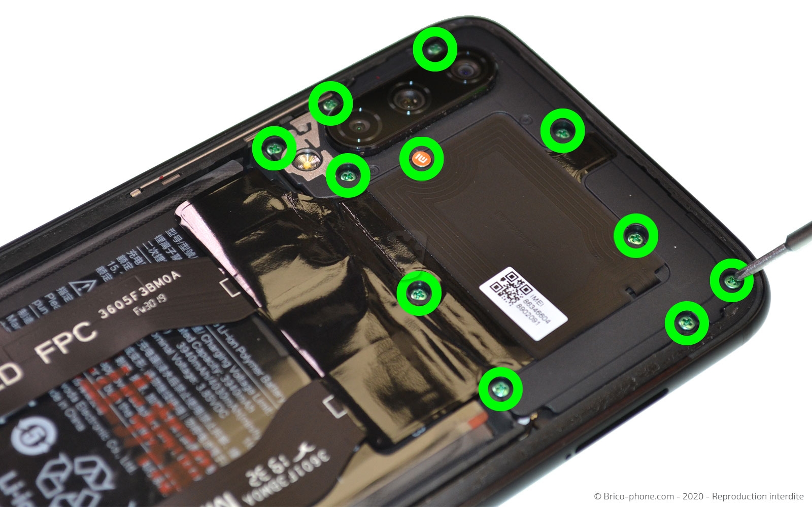 Démontage complet sur Mi 9 Lite photo 1