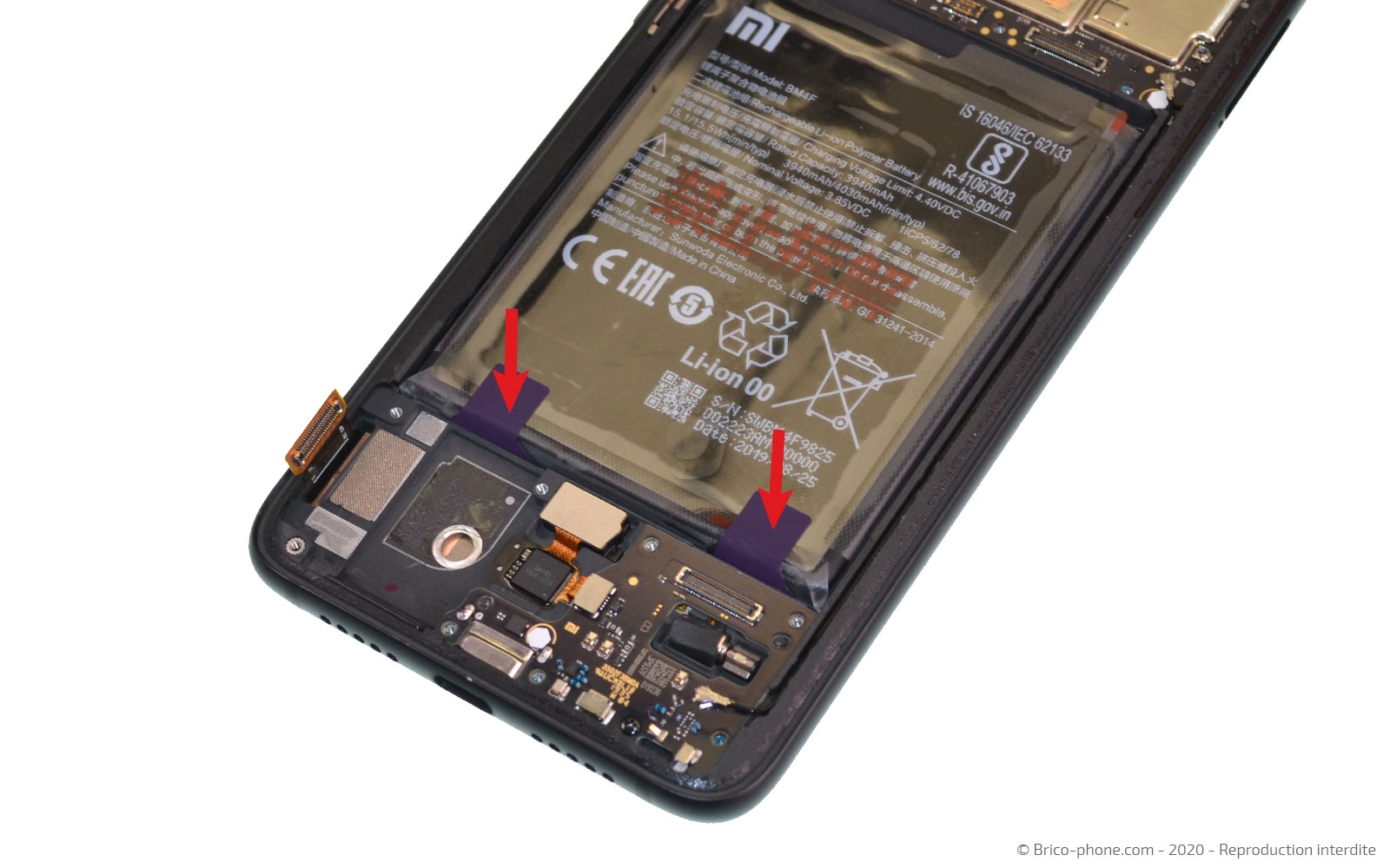 Démontage complet sur Mi 9 Lite photo 1